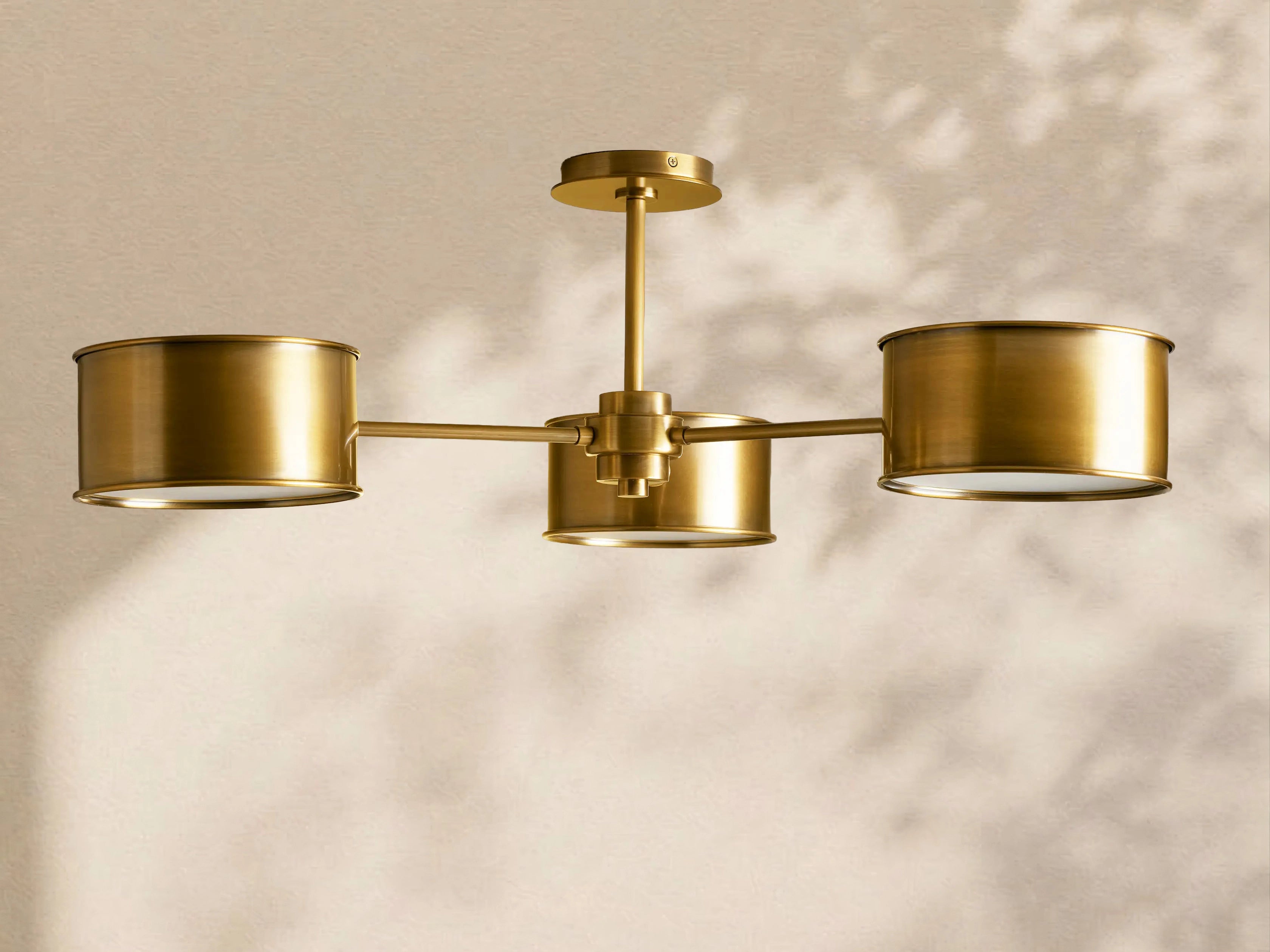 Tambour Metal Flush Mount