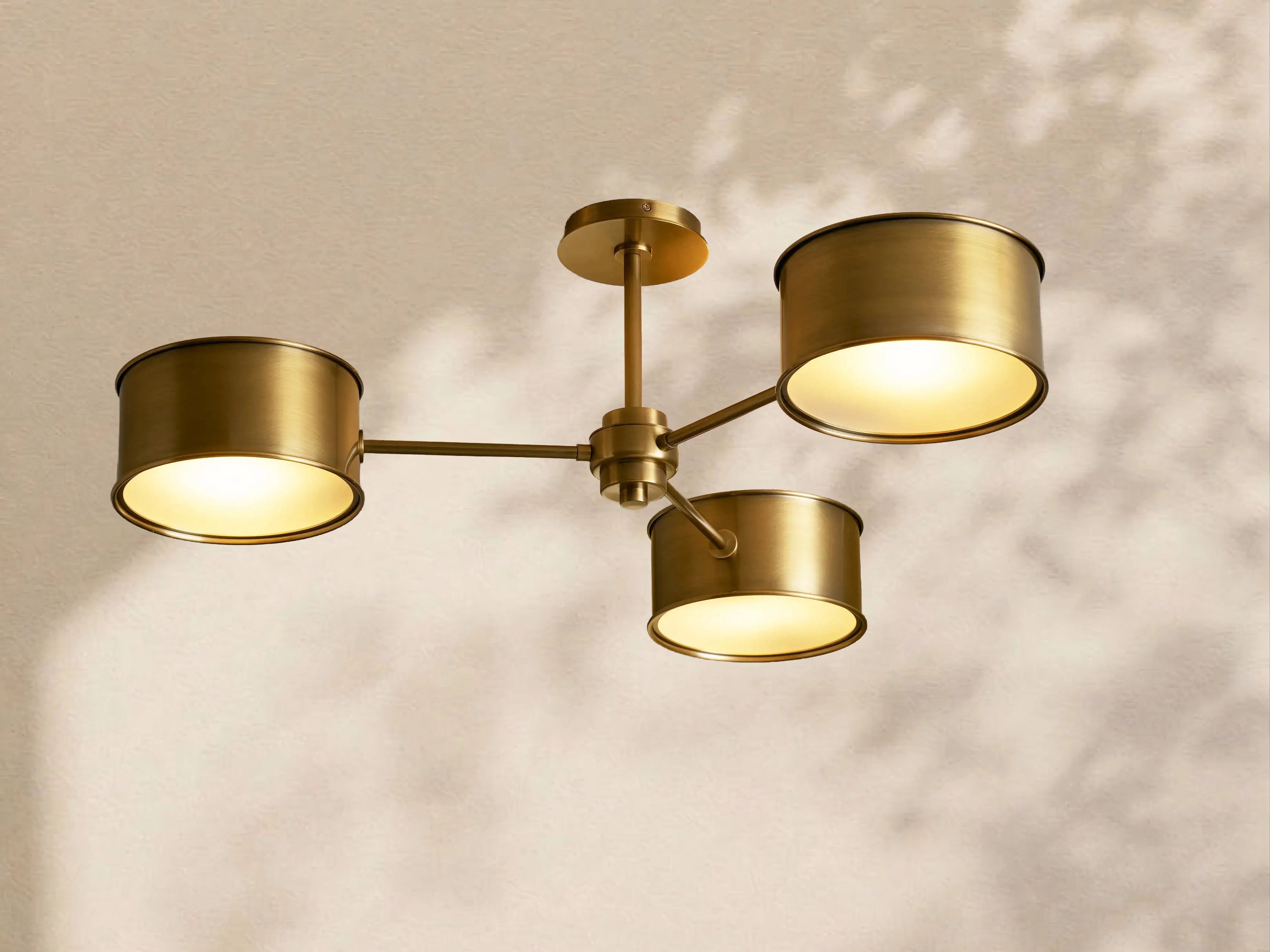 Tambour Metal Flush Mount