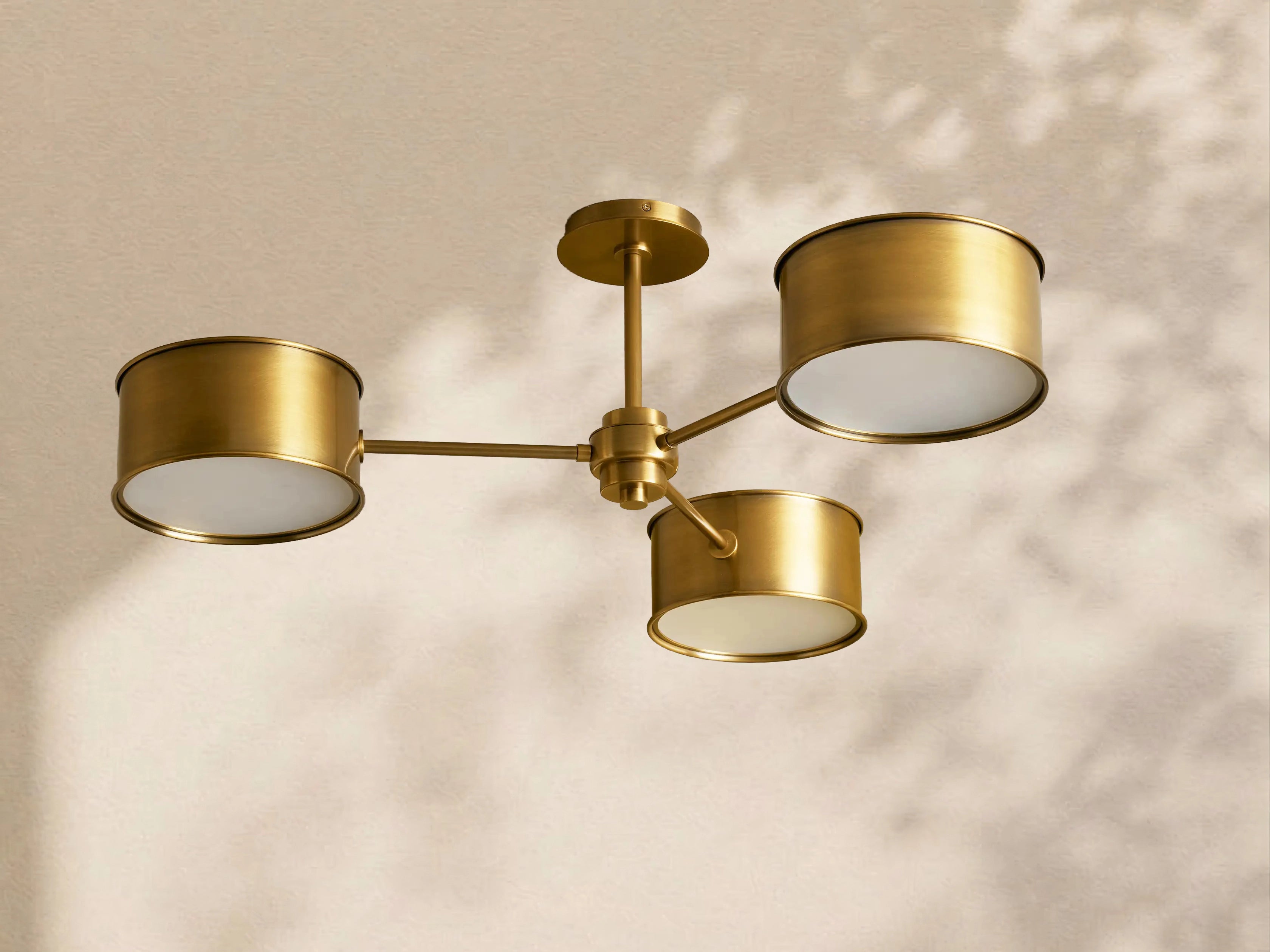 Tambour Metal Flush Mount