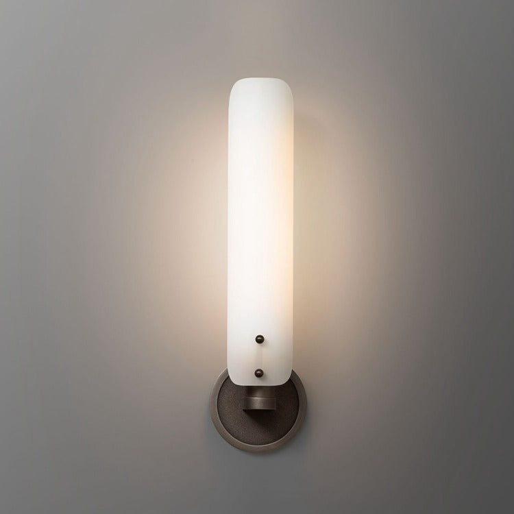 Ale White Shade Wall Sconce 16"H