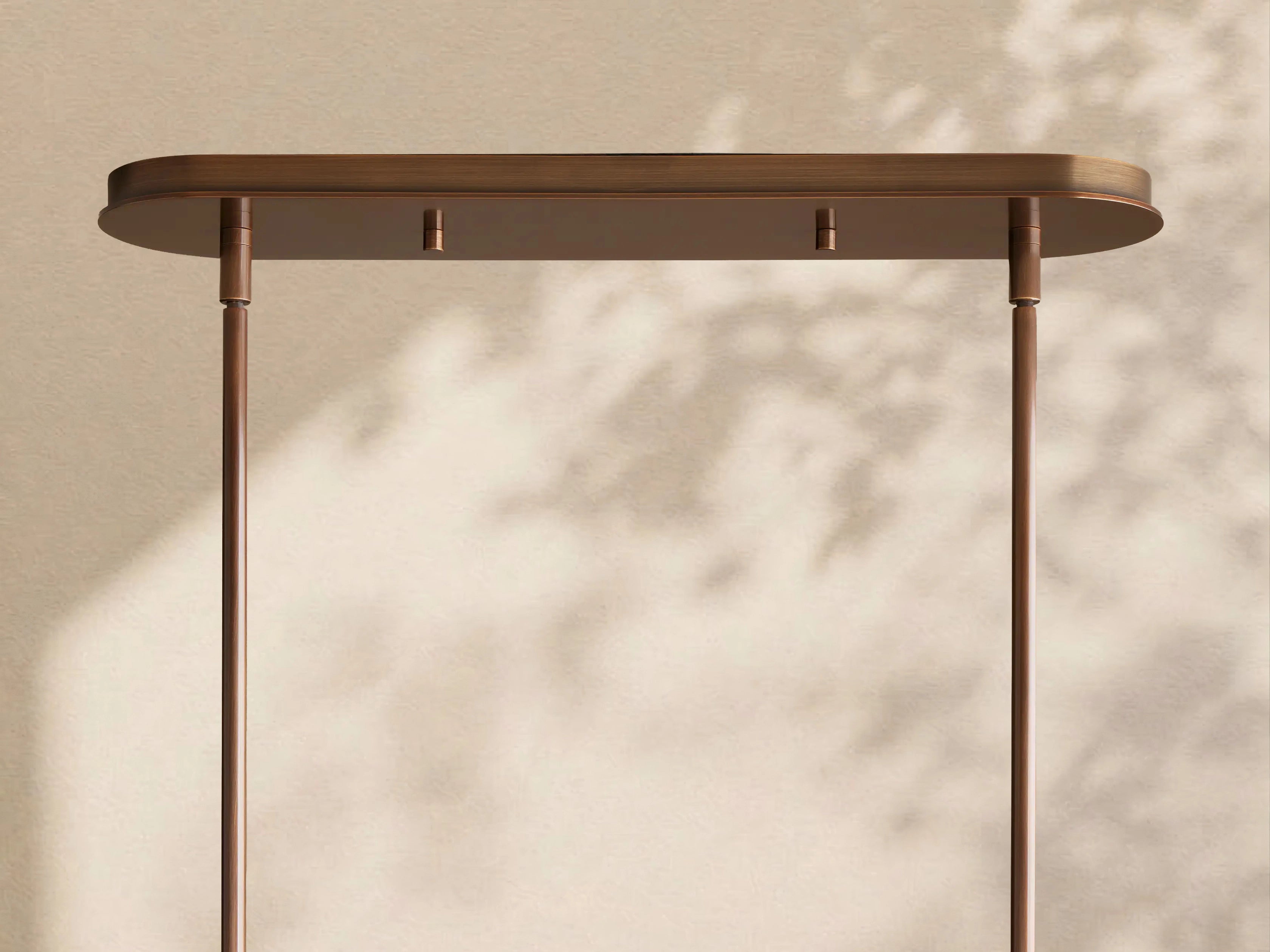 Tambour Metal Linear Chandelier