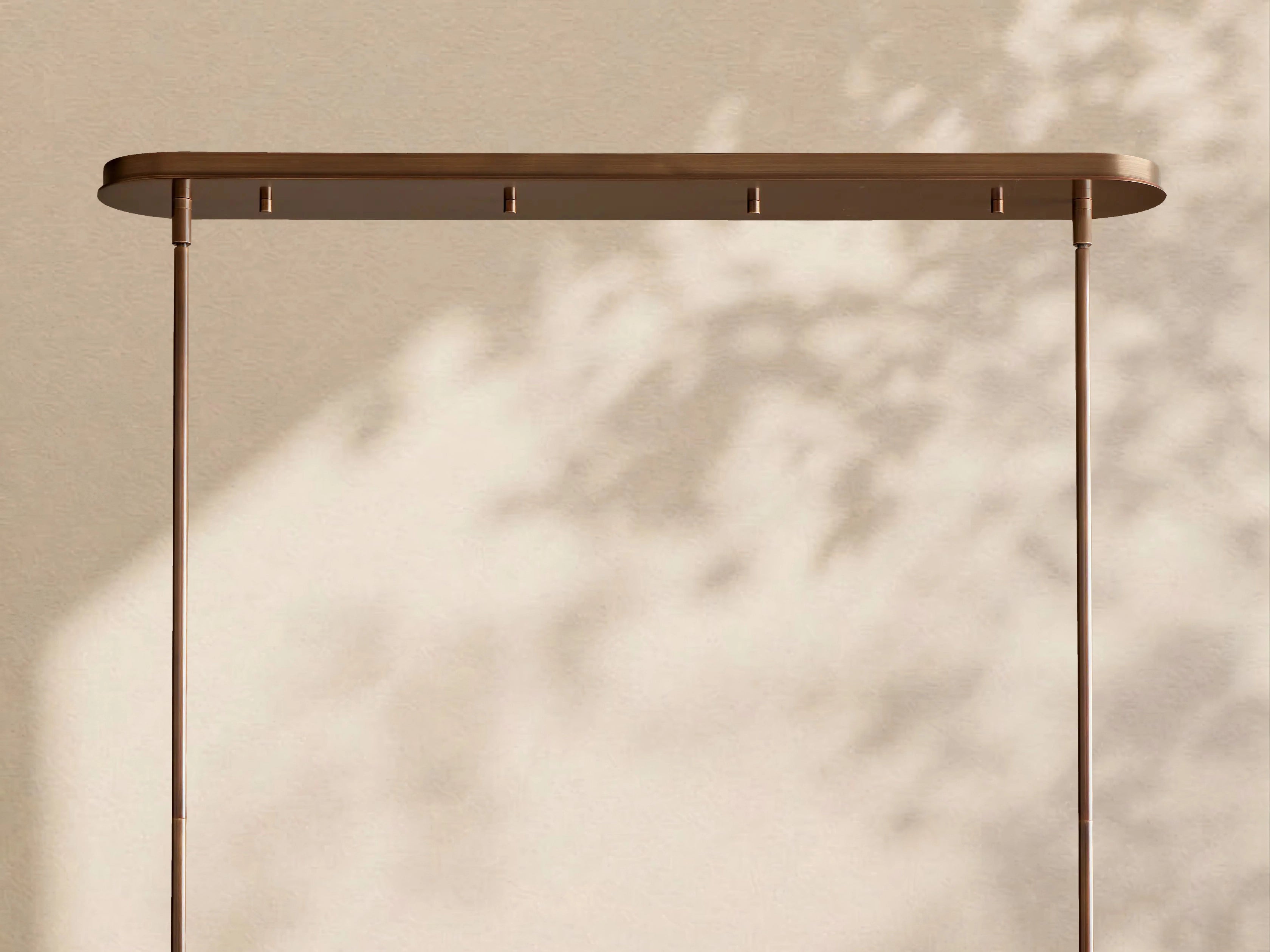 Tambour Metal Linear Chandelier