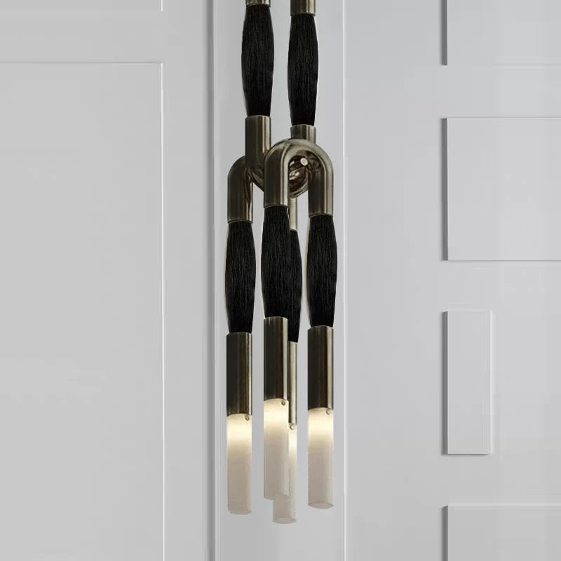 Heritage Horsehair 4-Light Pendant