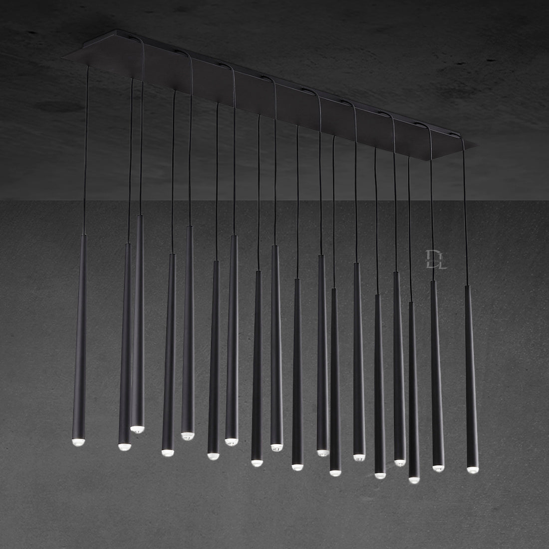 Noland 18-Light Linear Chandelier 48"