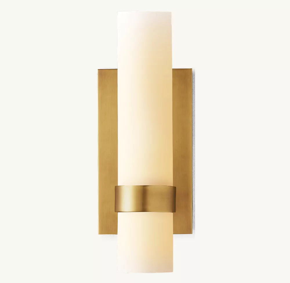 Ravele Milk Glass Wall Sconce