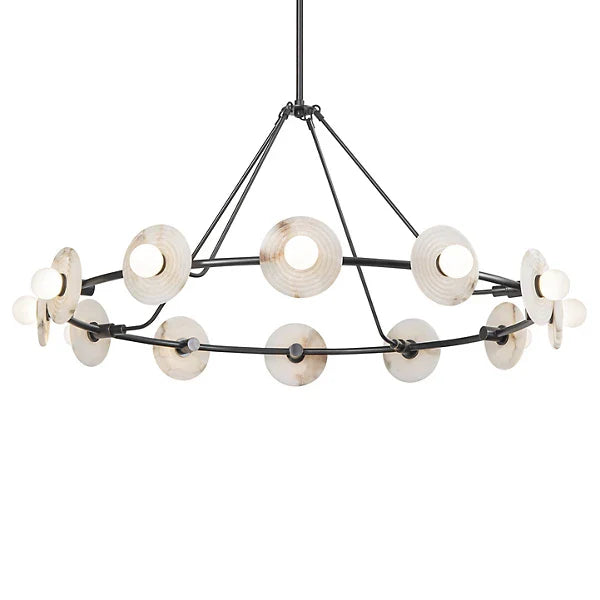 Dahlia Alabaster LED Chandelier