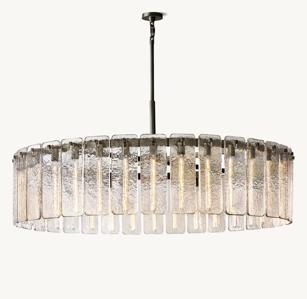 Camette Glass Round Chandelier 60"