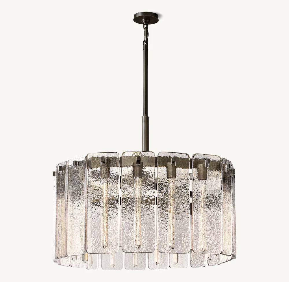 Camette Glass Round Chandelier 36"