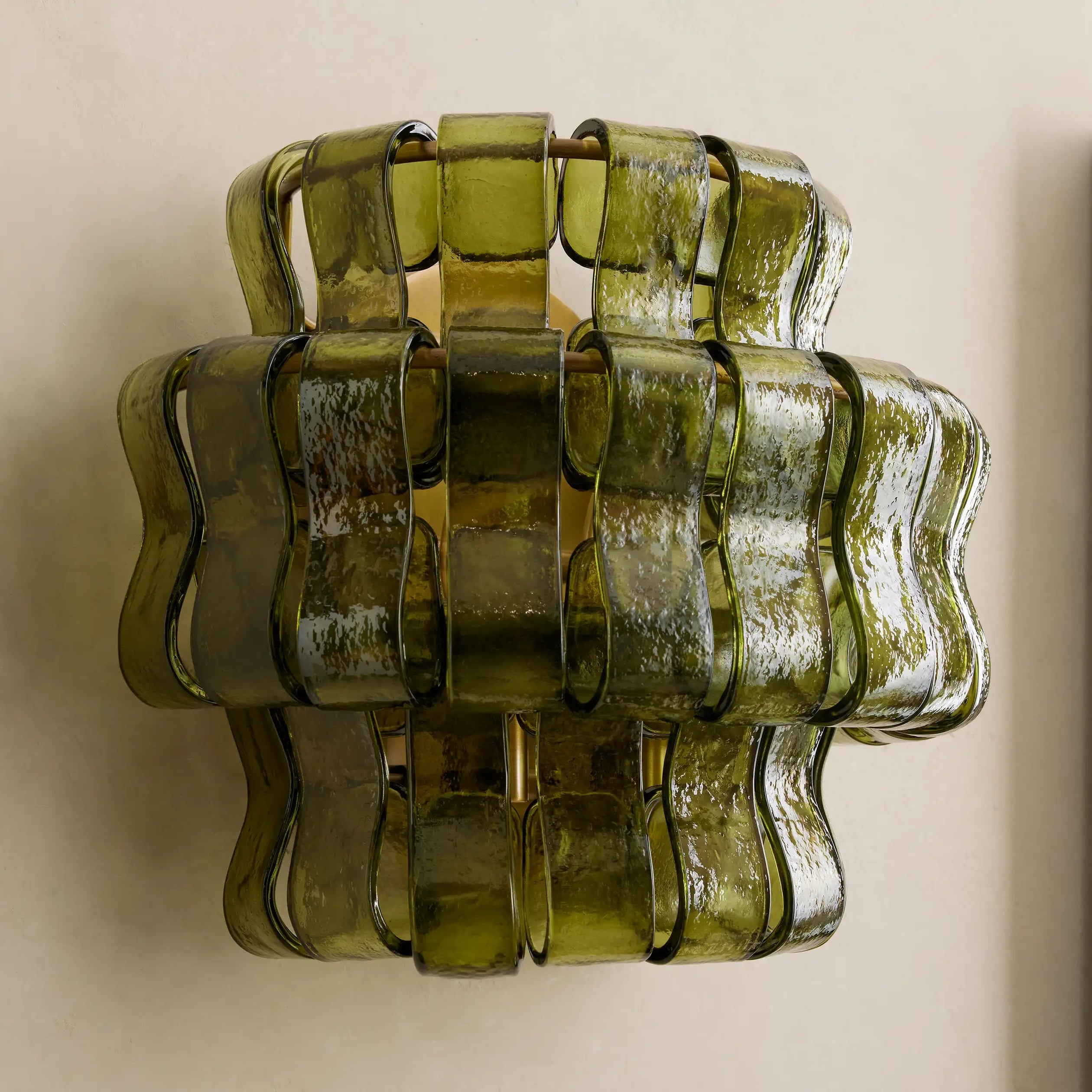 Amor Ghiaccio Glass Wall Sconce 12"