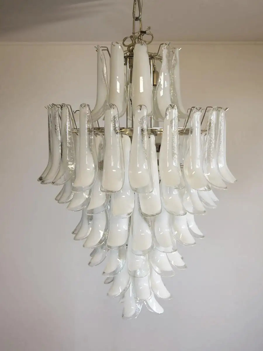 Chandelier Mazzega Murano, Italy - 85 glass petals