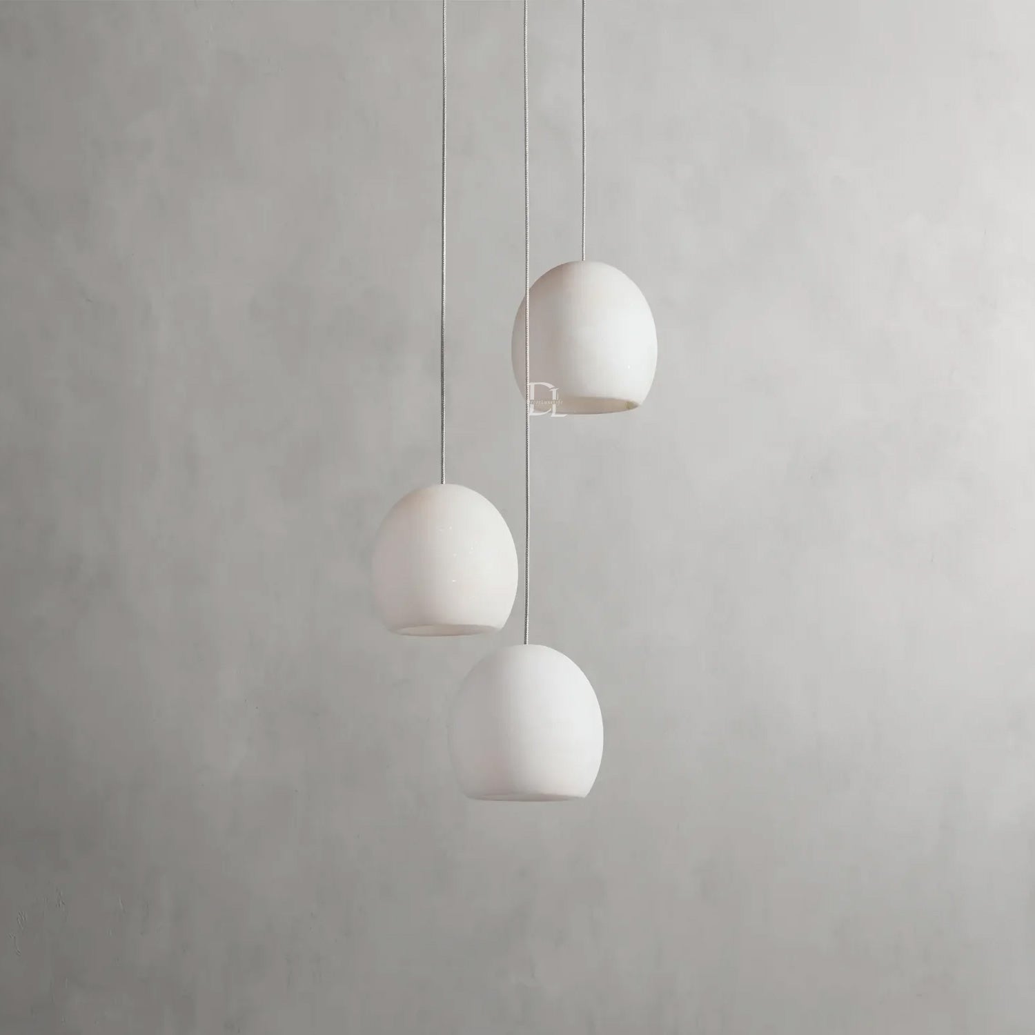 Arica Alabaster Round Chandelier