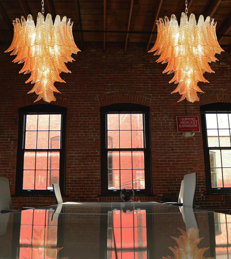 Felci Murano Glass Chandelier