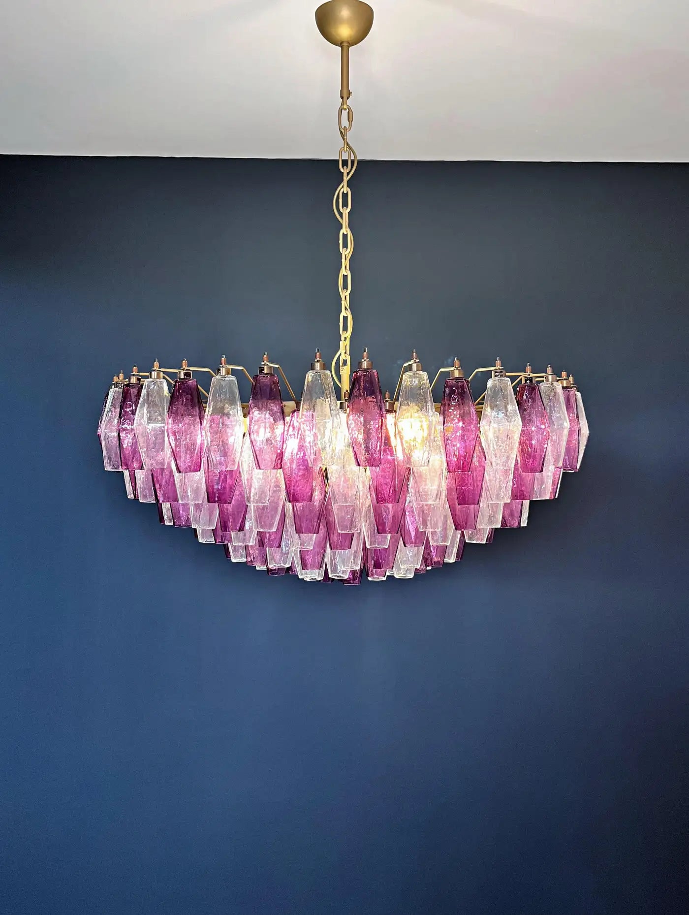 Large Bold Colorful Murano Chandelier
