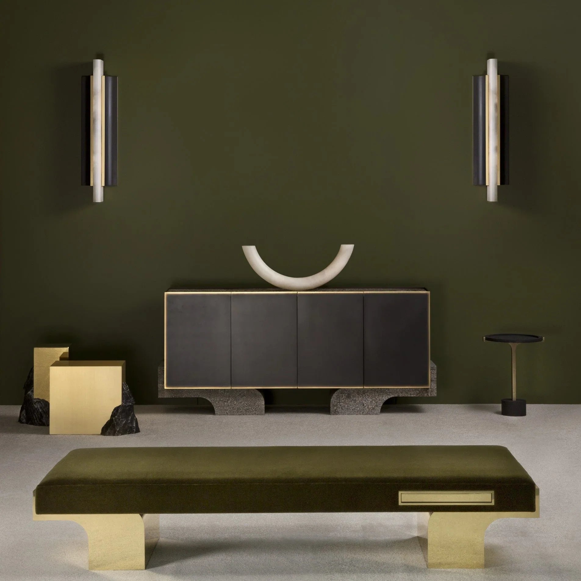 Timide Alabaster Sconce