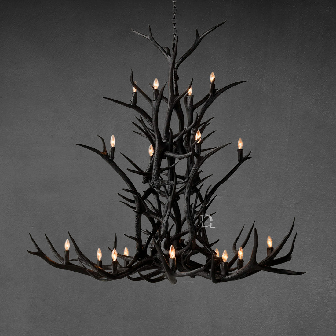 Natural Antlers Chandelier 66''