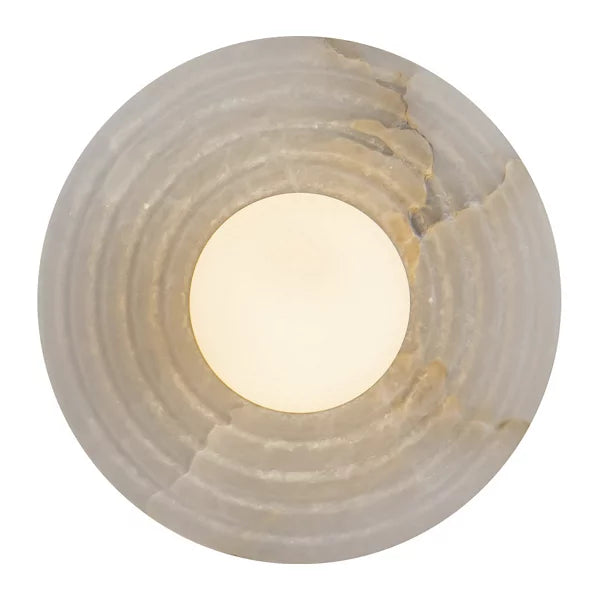 Dahlia Alabaster LED Wall Sconce