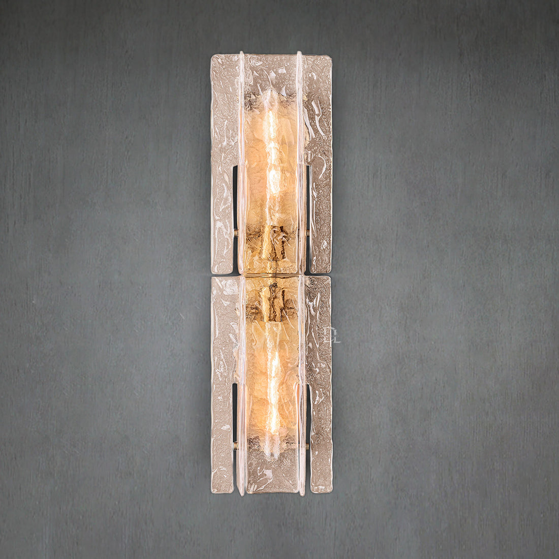 Lattica Smoke Glass Sconce