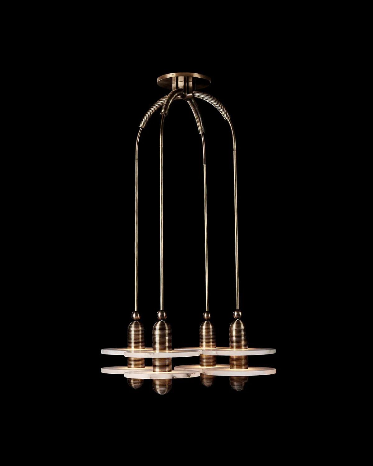 Median Alabaster Mono 4 Pendants