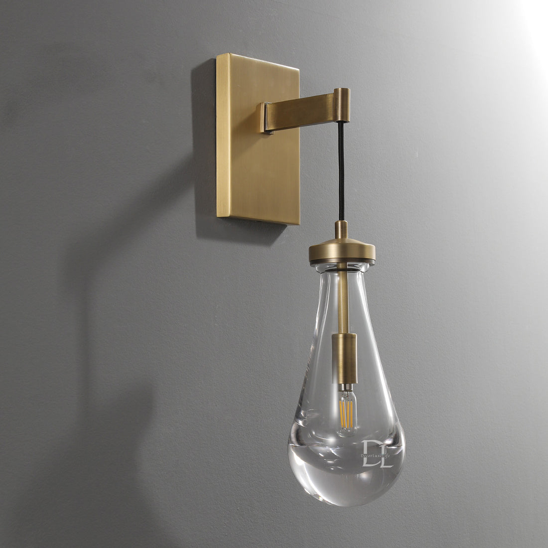 Raindrop Modern Wall Sconce  (Cord)