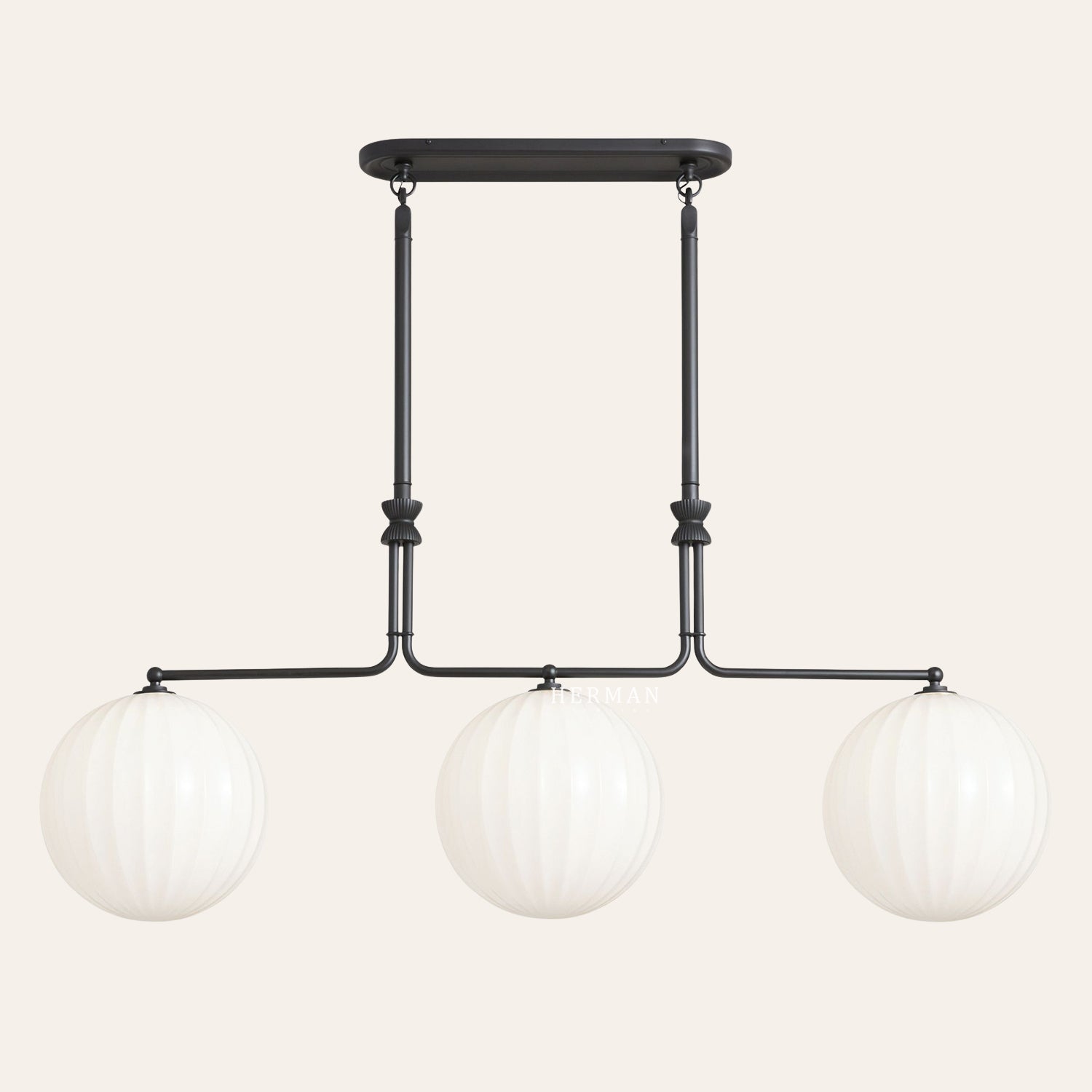 Enzo 60" 3-Light Linear Chandelier
