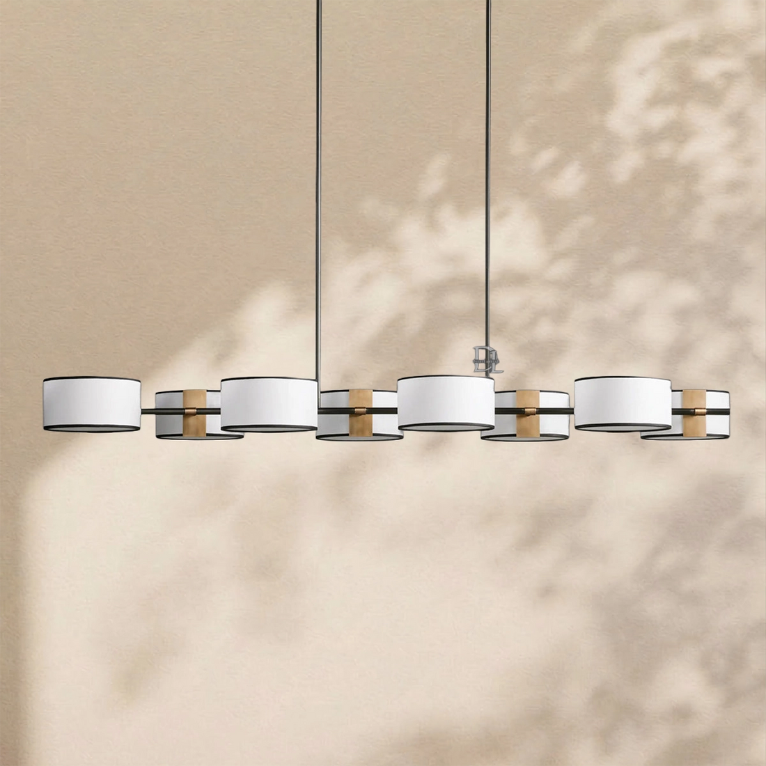 Tambour Linear Chandelier 62"
