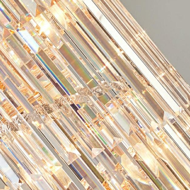 Spiral Crystal Chandelier For Foyer / Staircase