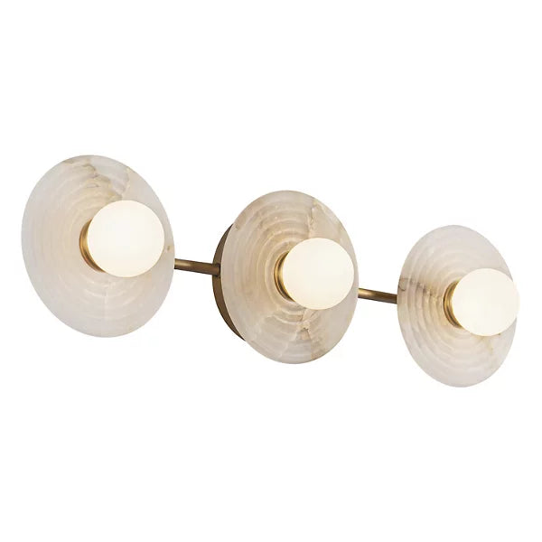 Dahlia Alabaster LED Vanity Light