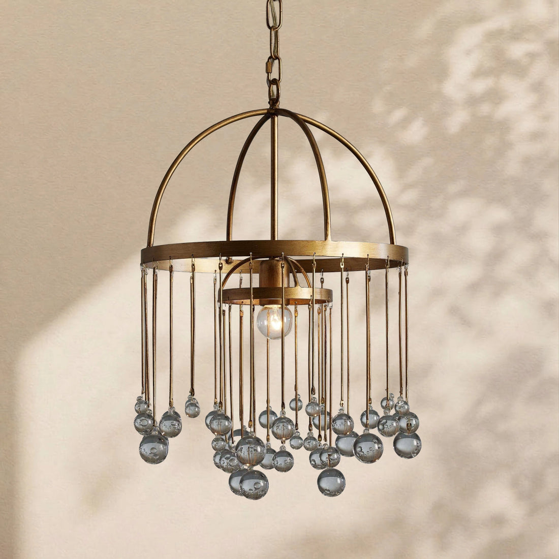 Aubrey Modern Crystal Ball Pendant Lamp