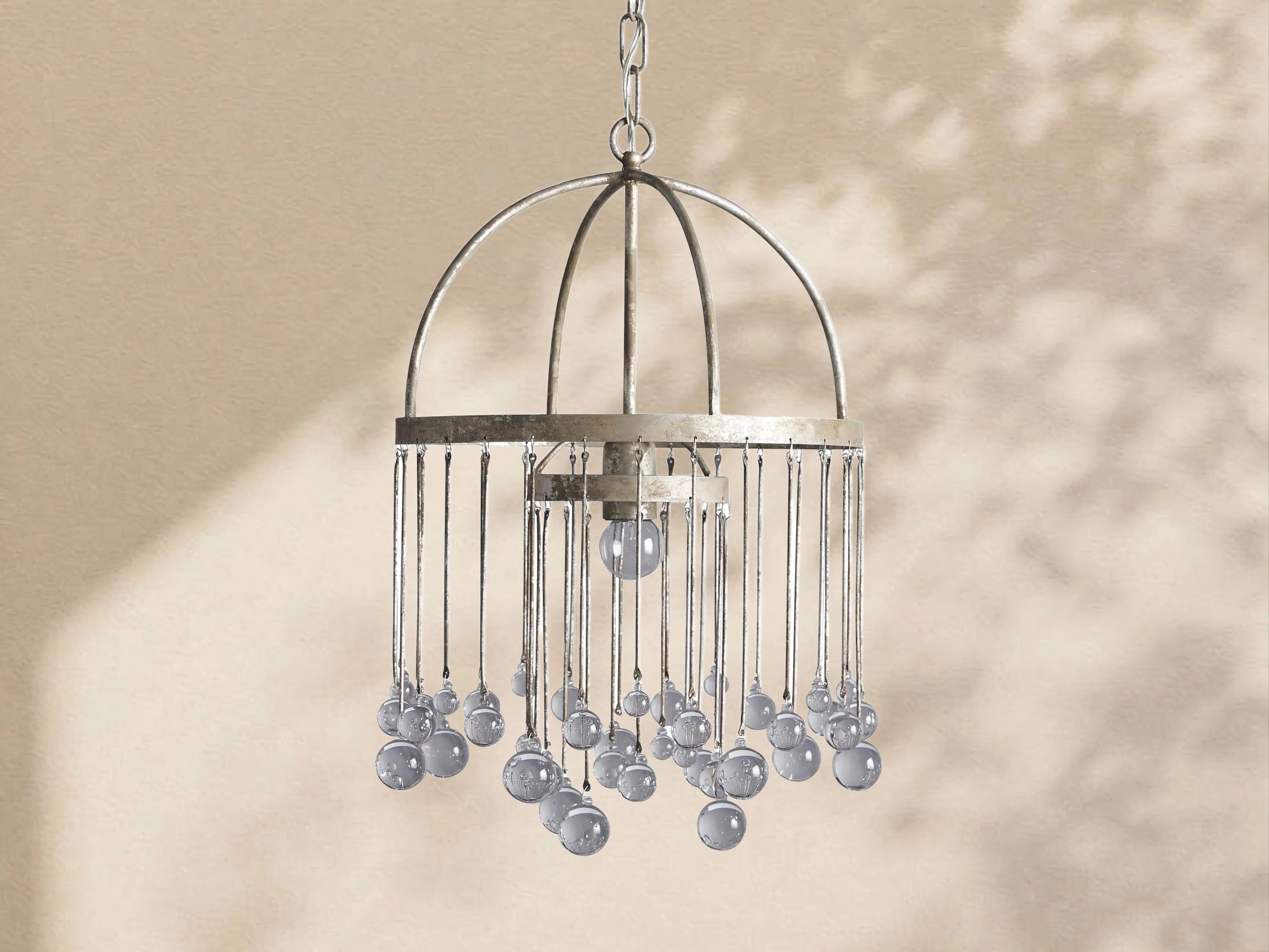 Aubrey Modern Crystal Ball Pendant Lamp
