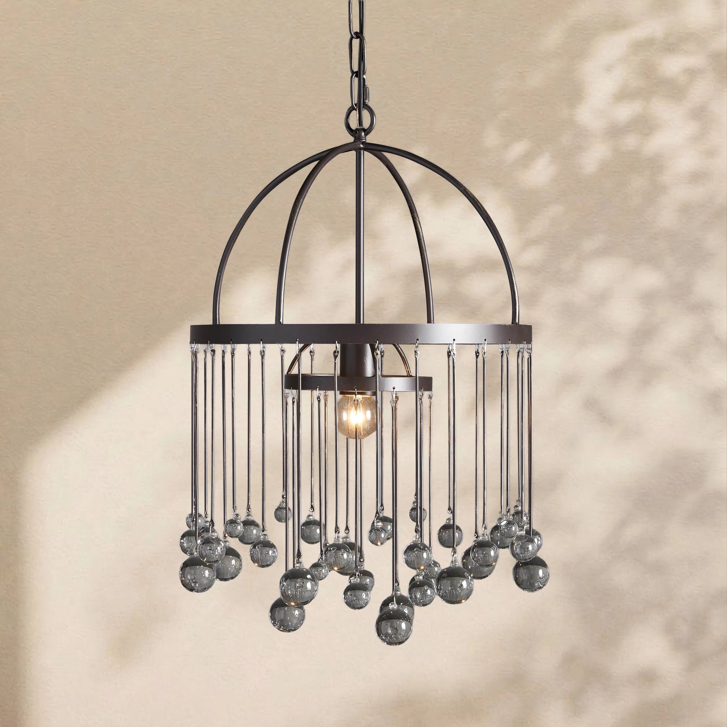 Aubrey Modern Crystal Ball Pendant Lamp
