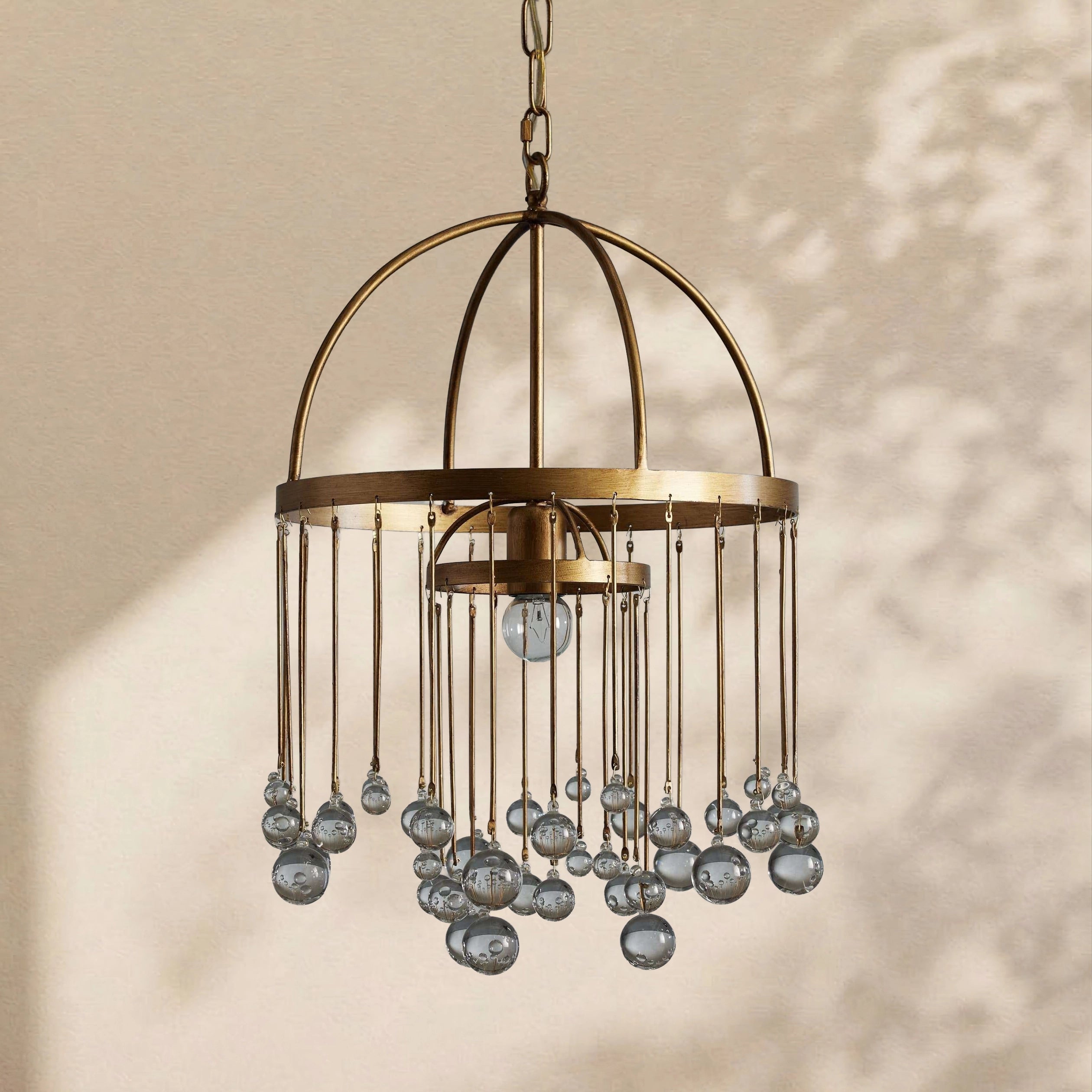 Aubrey Modern Crystal Ball Pendant Lamp