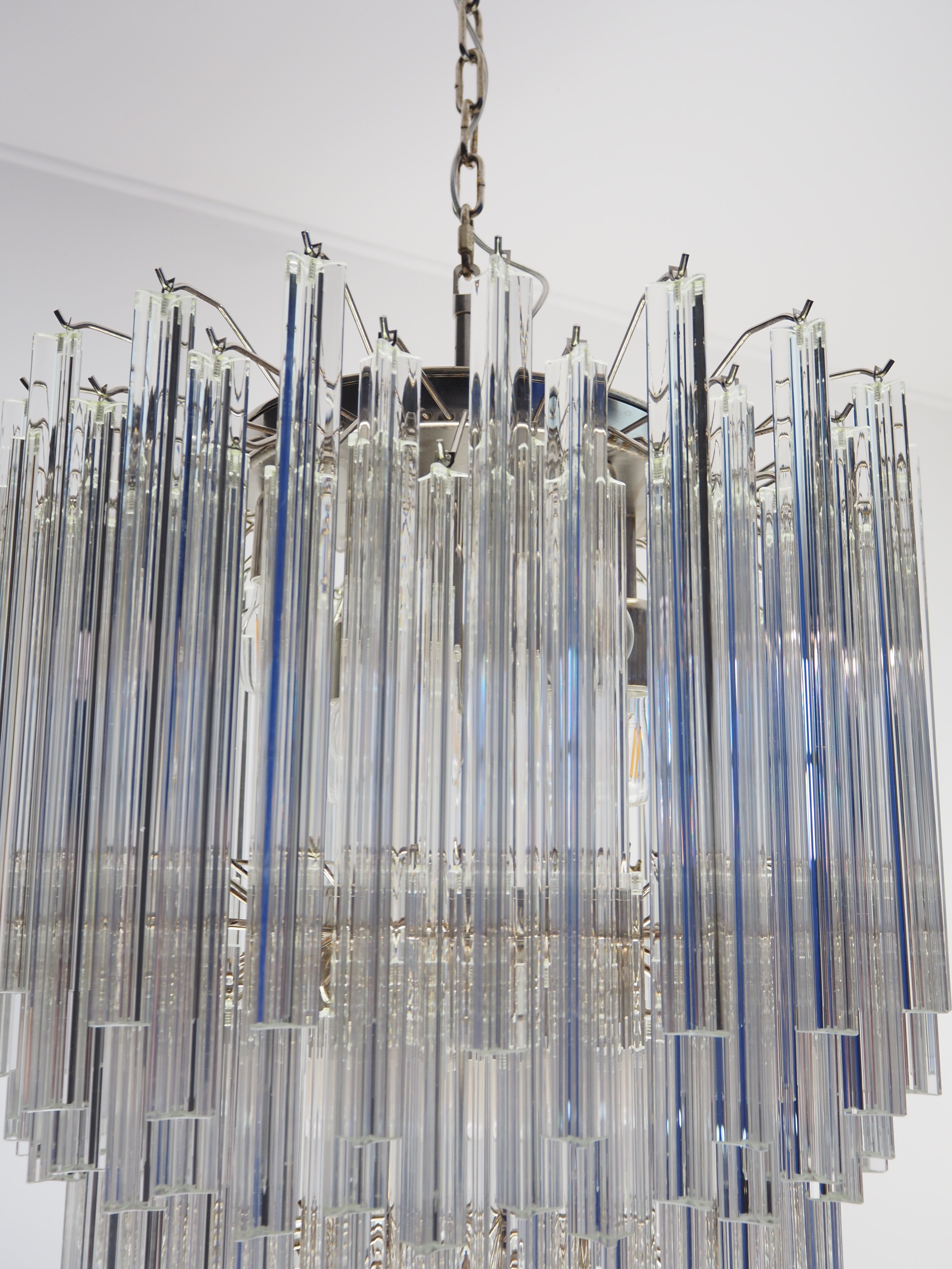 Murano Chandelier 187 Clear Prism Glass