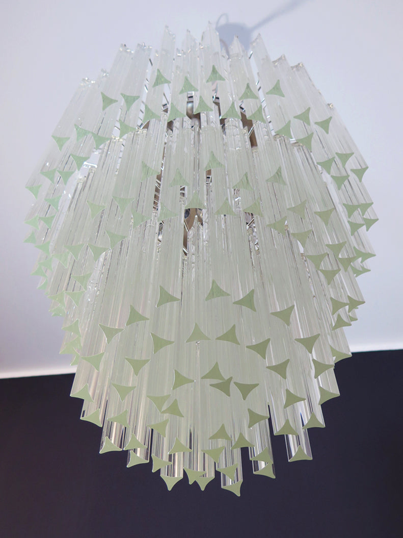 Murano Chandelier 187 Clear Prism Glass