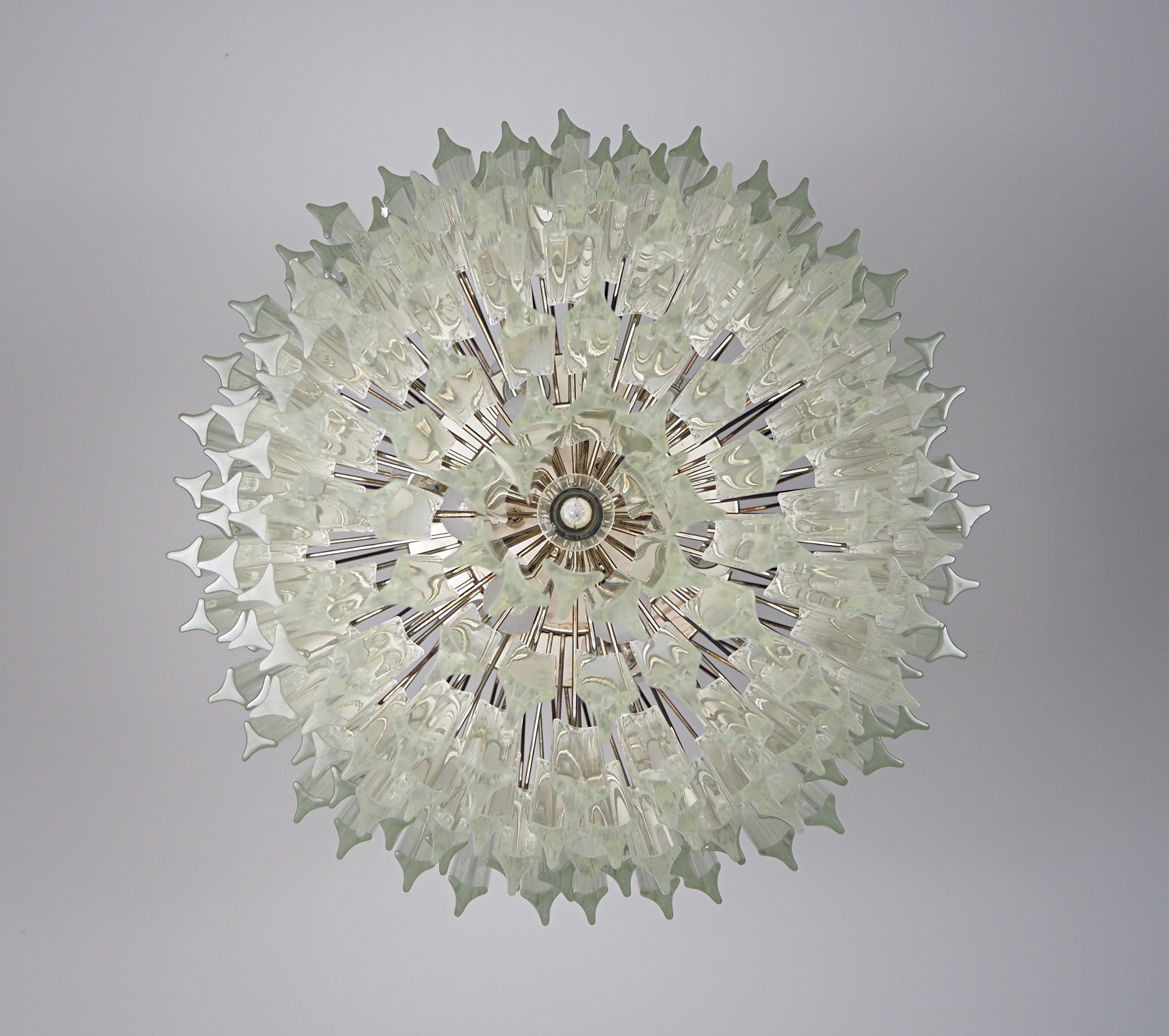 Murano Chandelier 187 Clear Prism Glass