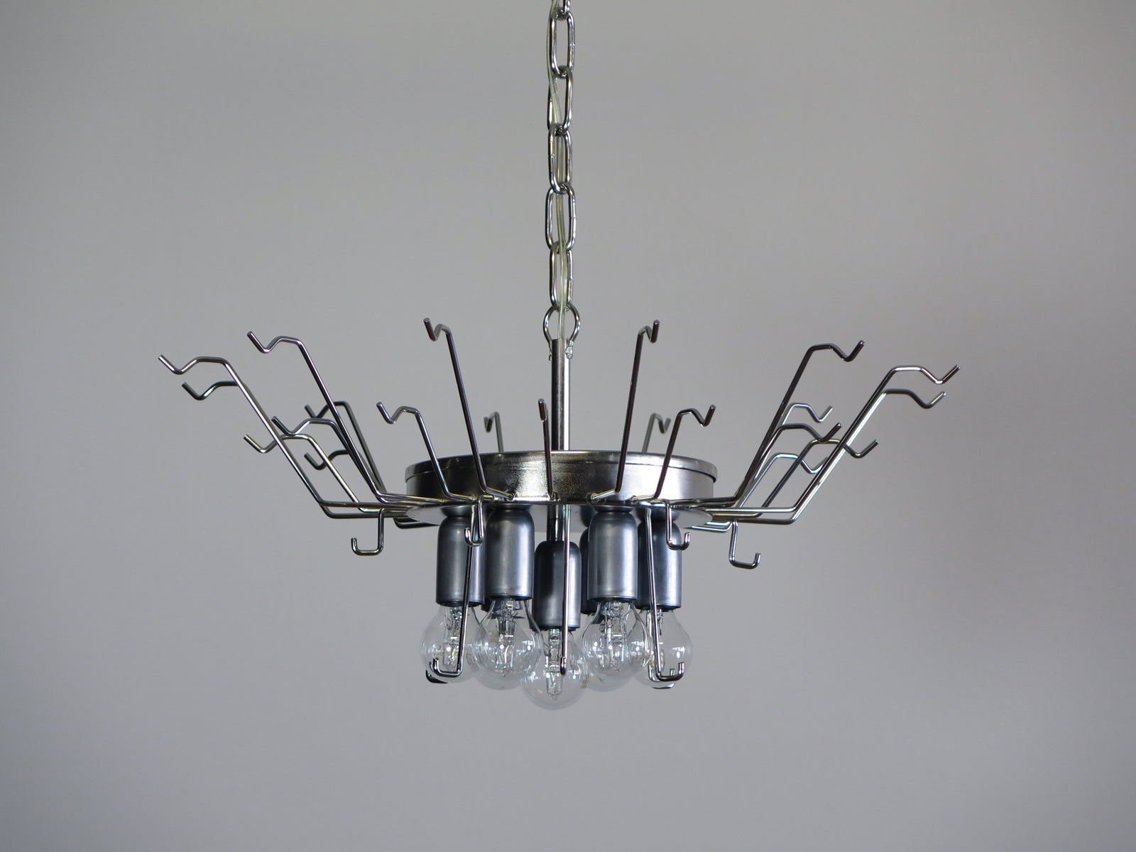 Murano Chandelier 36 Clear Petal Glasses