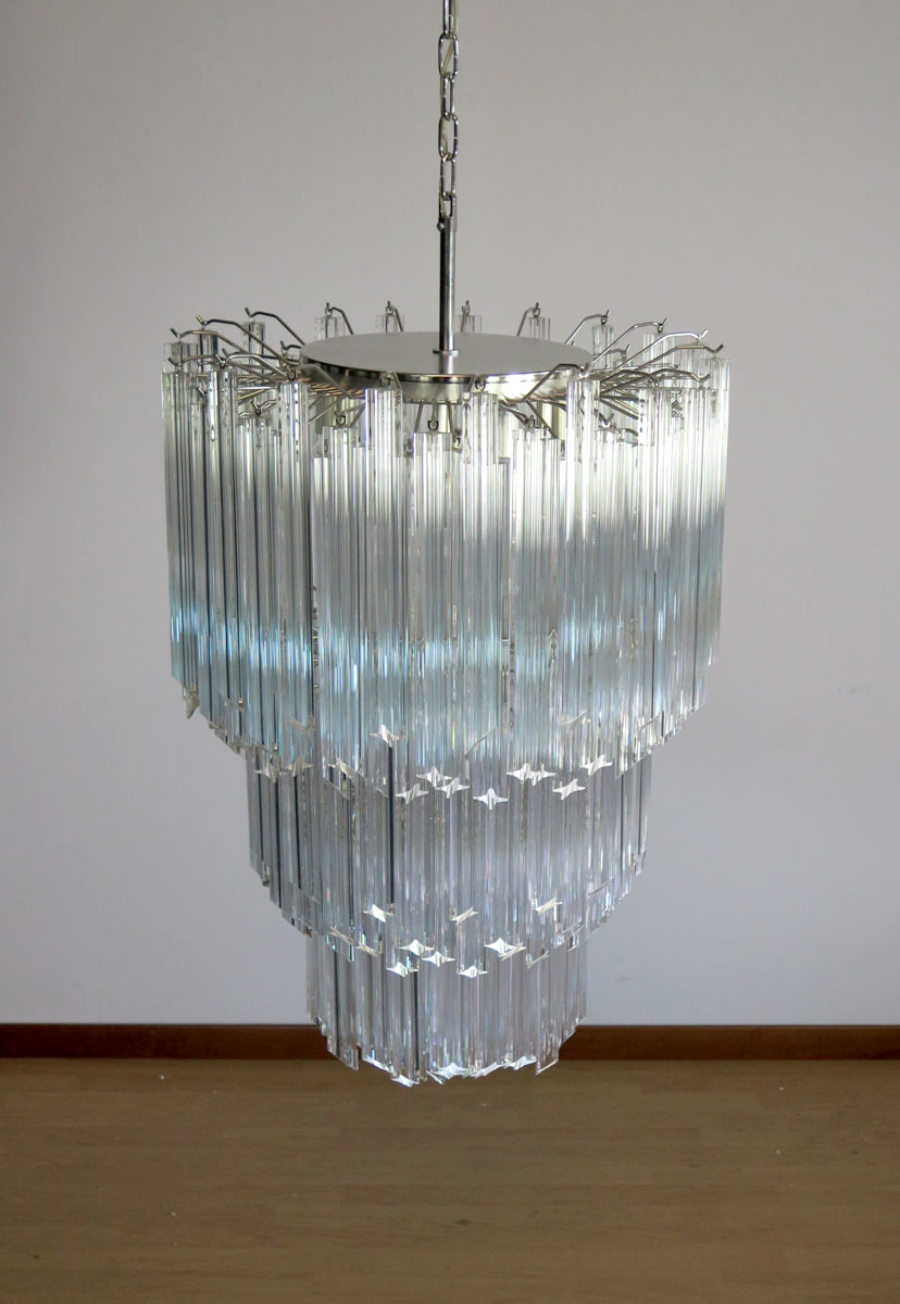 Murano Chandelier 184 Clear Prism Glasses