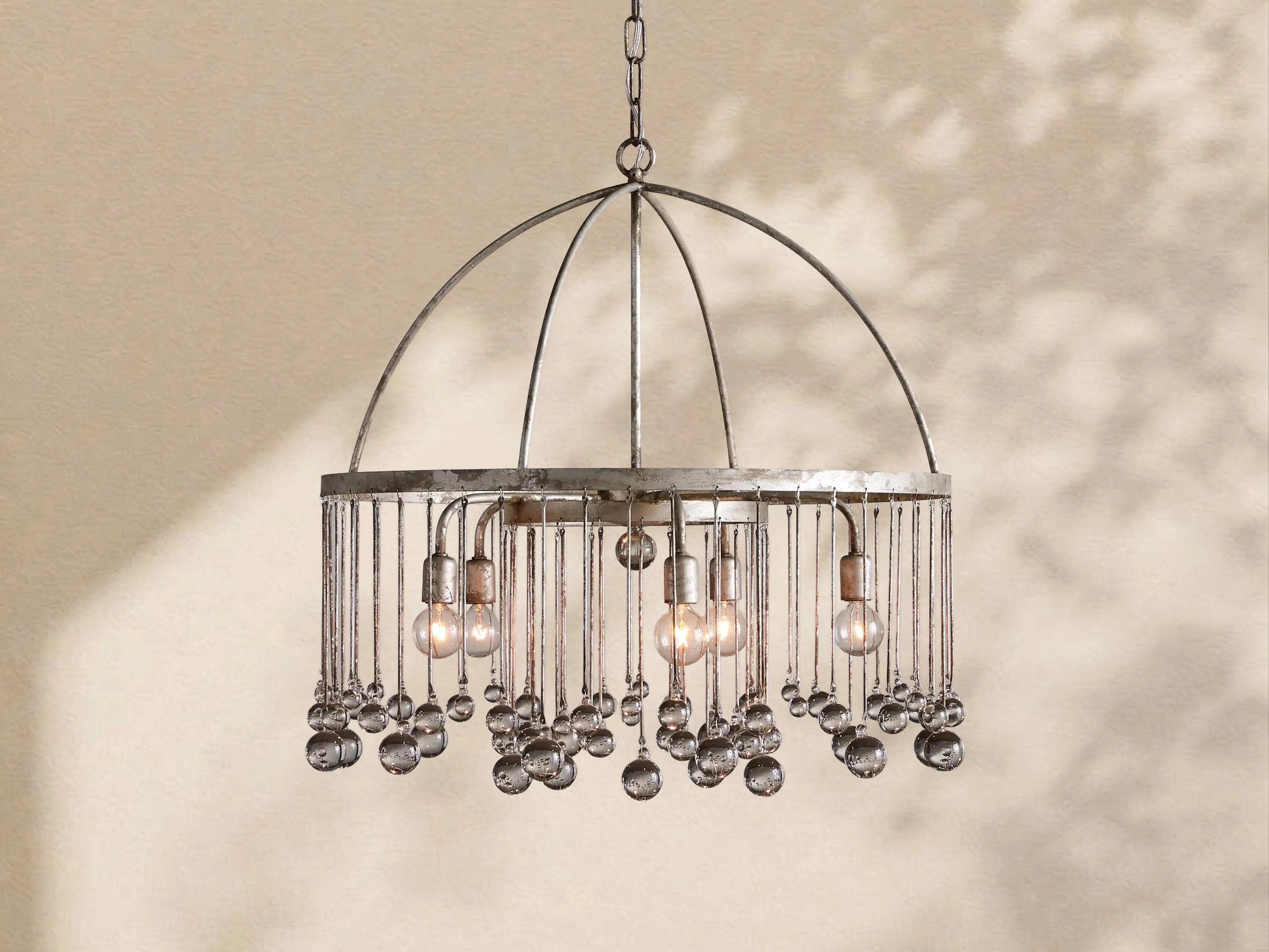 Aubrey Crystal Ball Round Chandelier 5 Light / 8 Light
