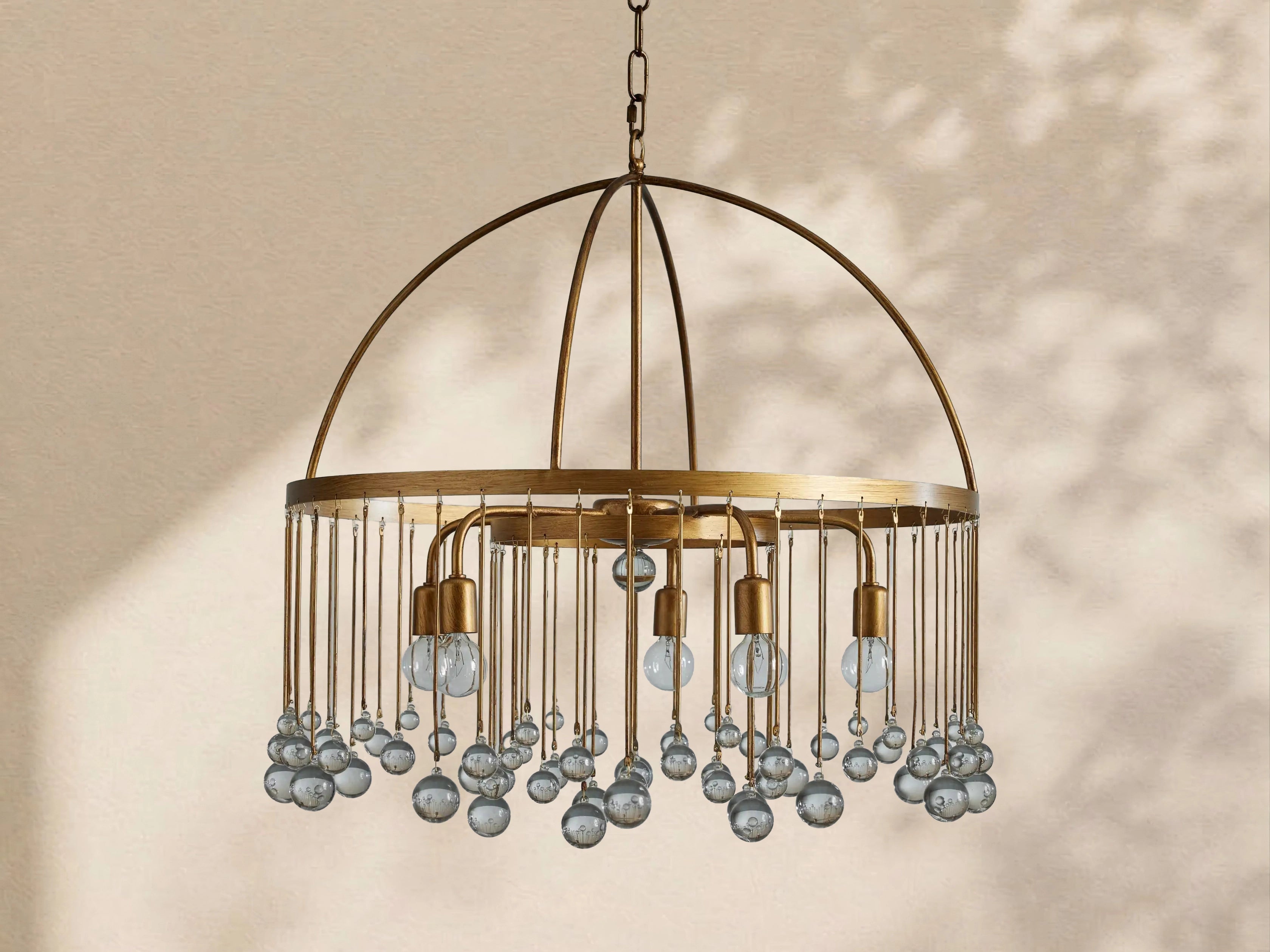 Aubrey Crystal Ball Round Chandelier 5 Light / 8 Light