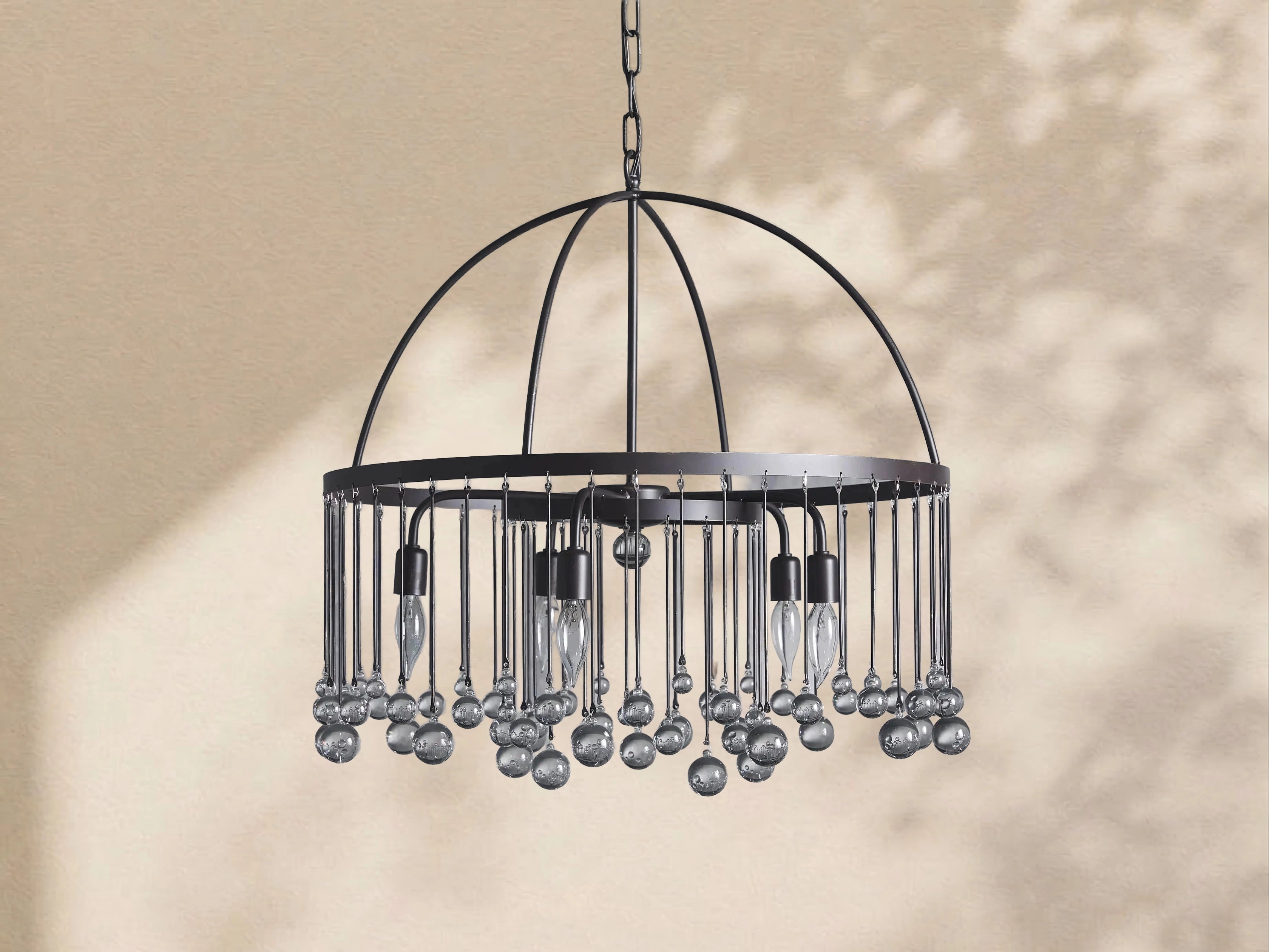 Aubrey Crystal Ball Round Chandelier 5 Light / 8 Light