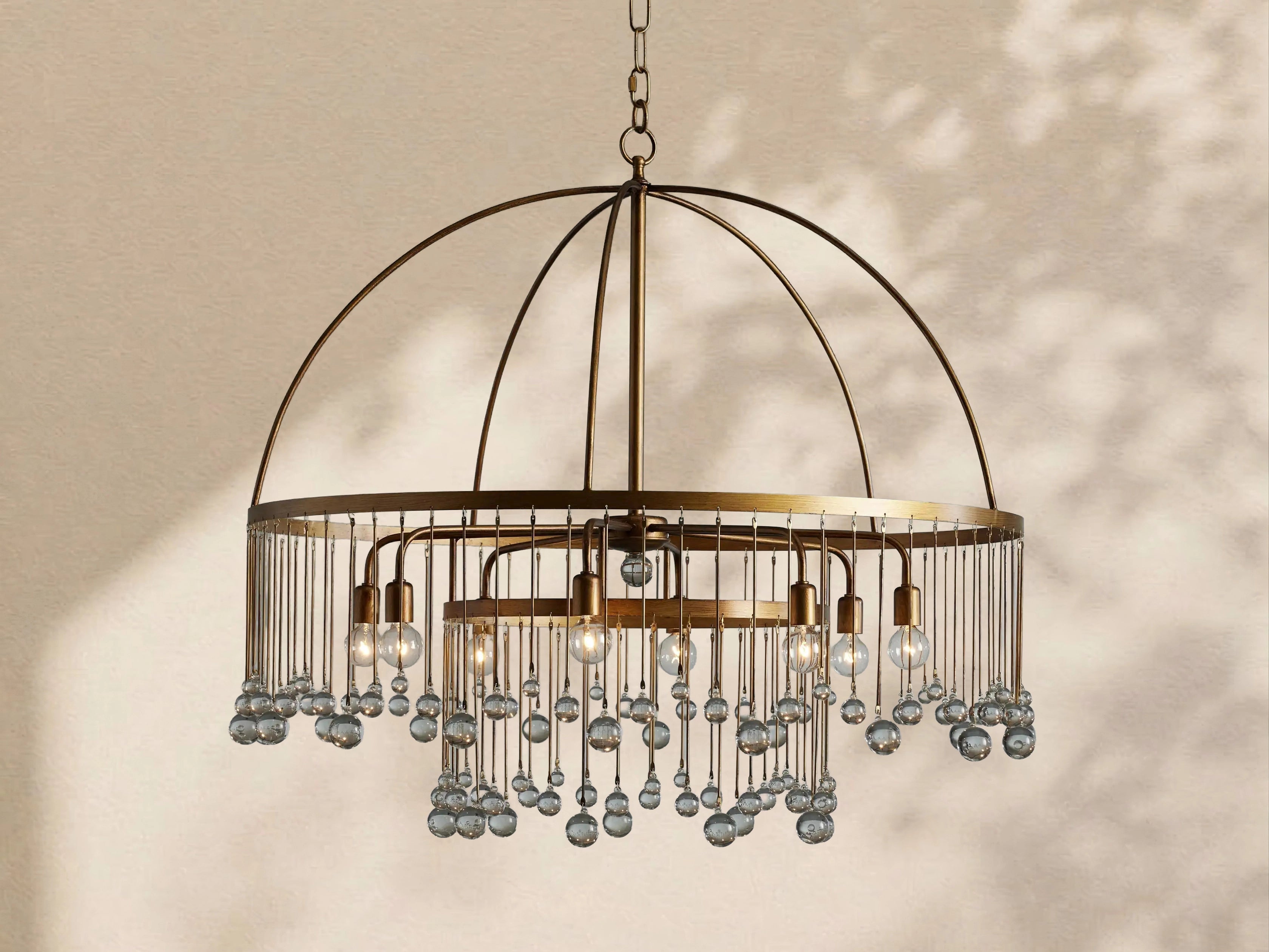 Aubrey Crystal Ball Round Chandelier 5 Light / 8 Light