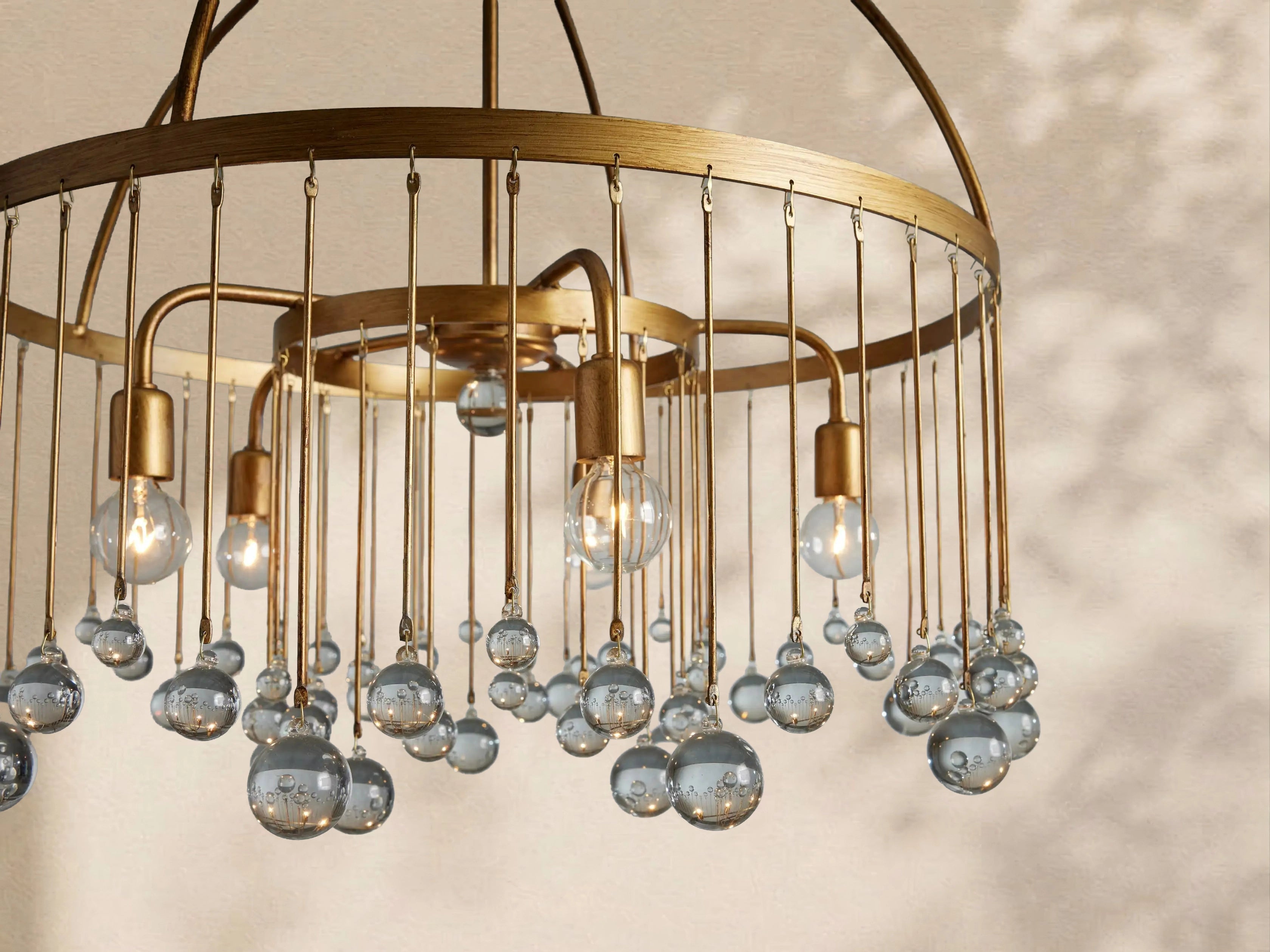 Aubrey Crystal Ball Round Chandelier 5 Light / 8 Light