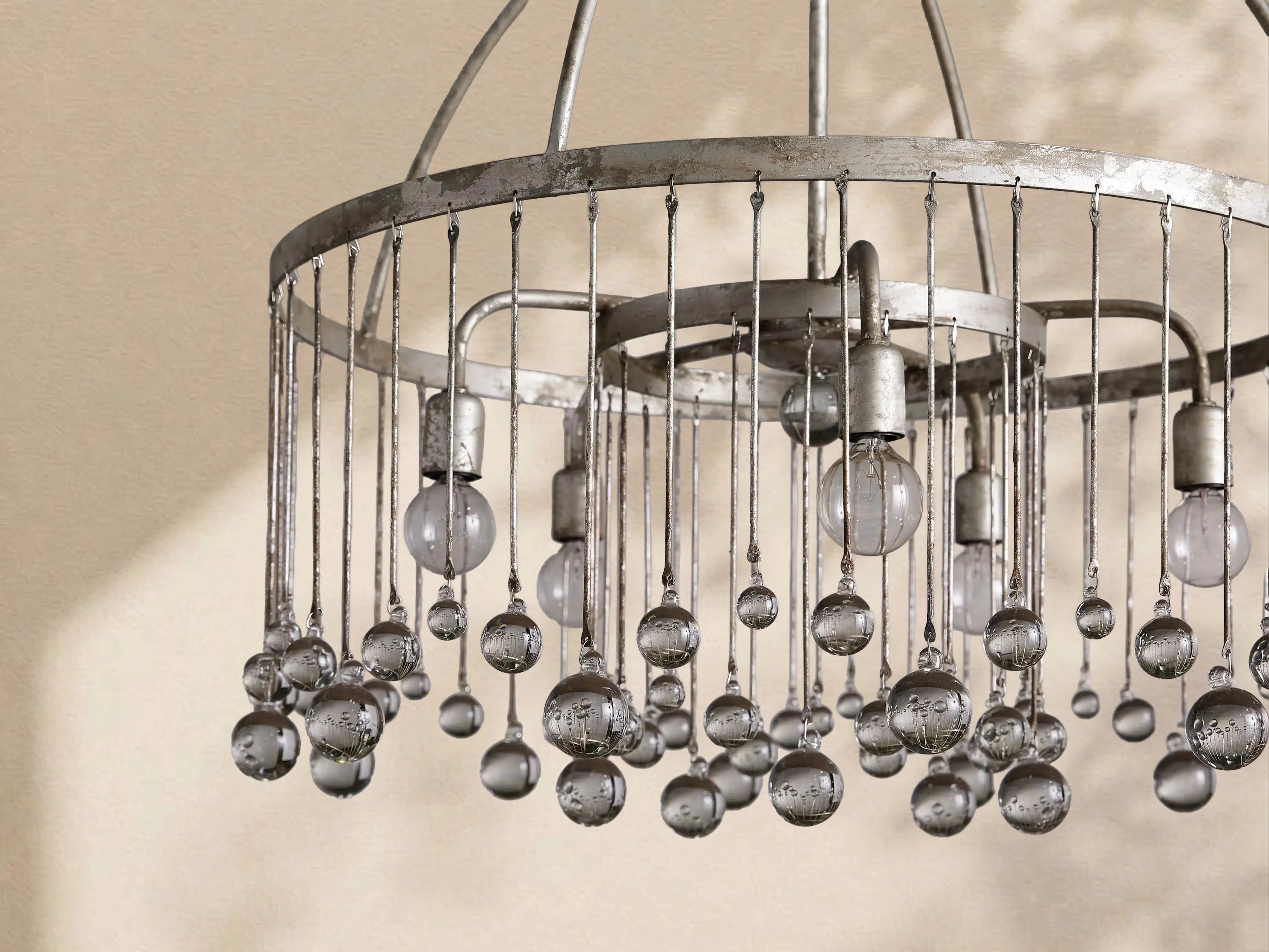 Aubrey Crystal Ball Round Chandelier 5 Light / 8 Light