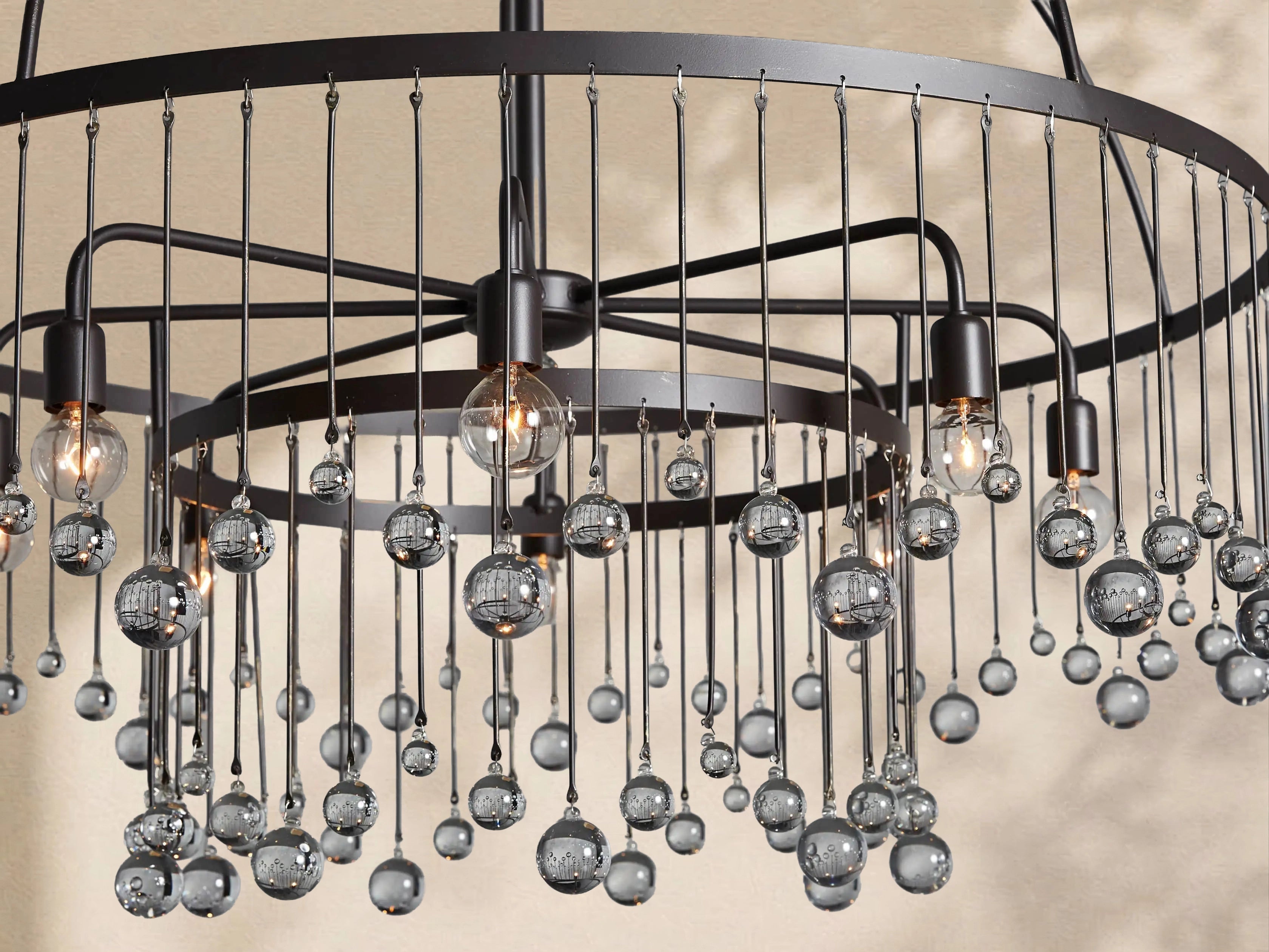 Aubrey Crystal Ball Round Chandelier 5 Light / 8 Light