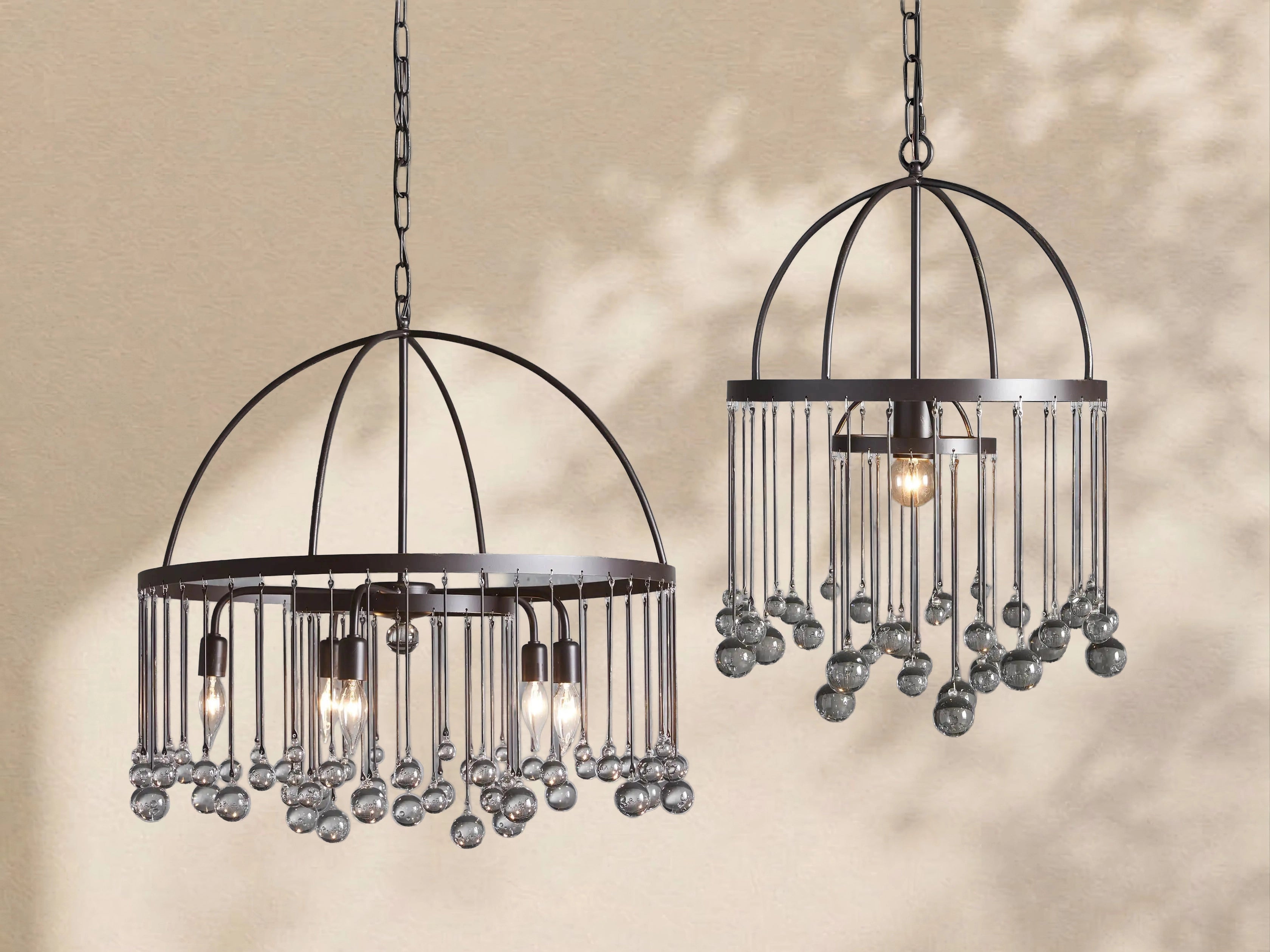 Aubrey Crystal Ball Round Chandelier 5 Light / 8 Light