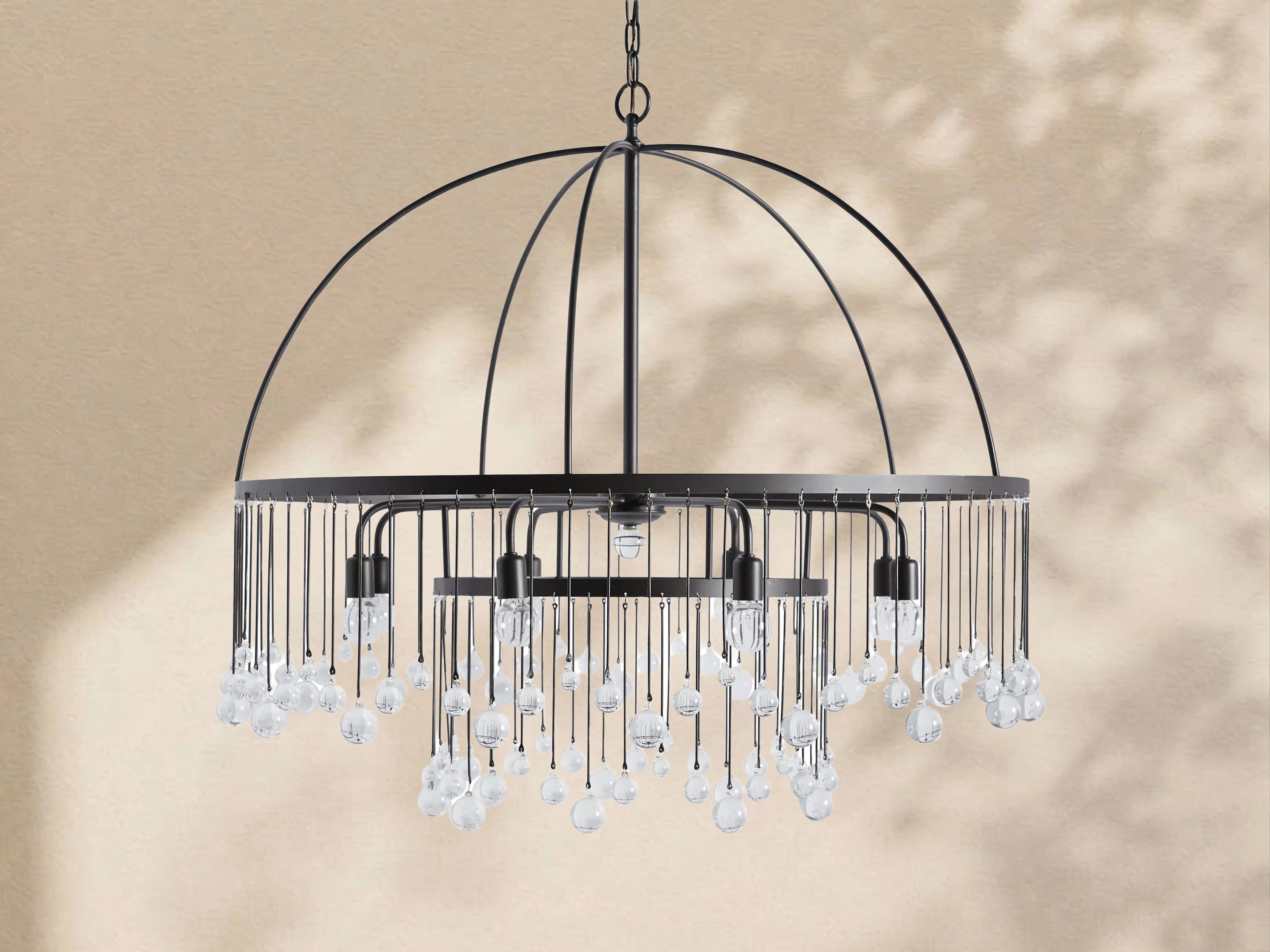 Aubrey Crystal Ball Round Chandelier 5 Light / 8 Light