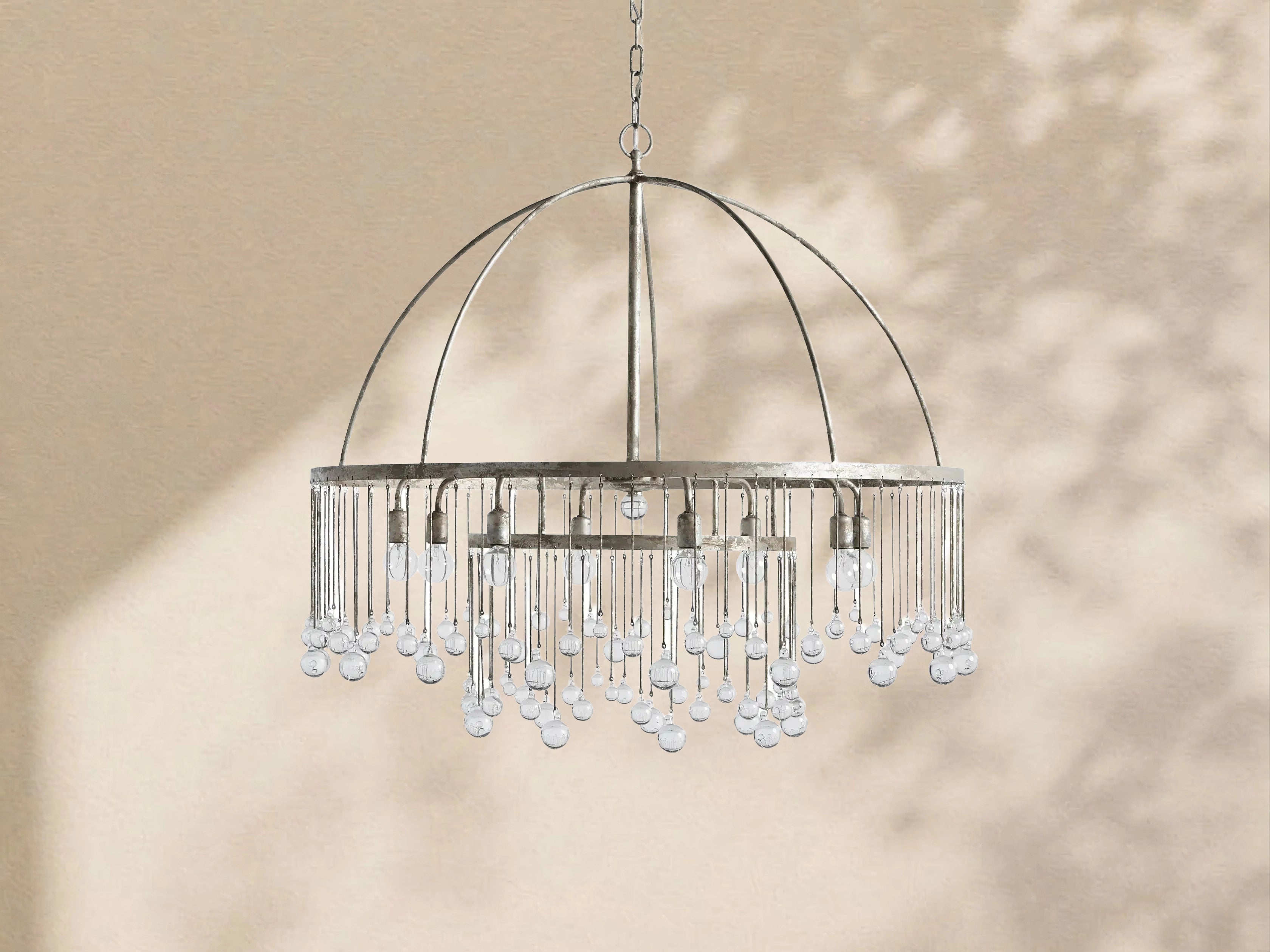 Aubrey Crystal Ball Round Chandelier 5 Light / 8 Light