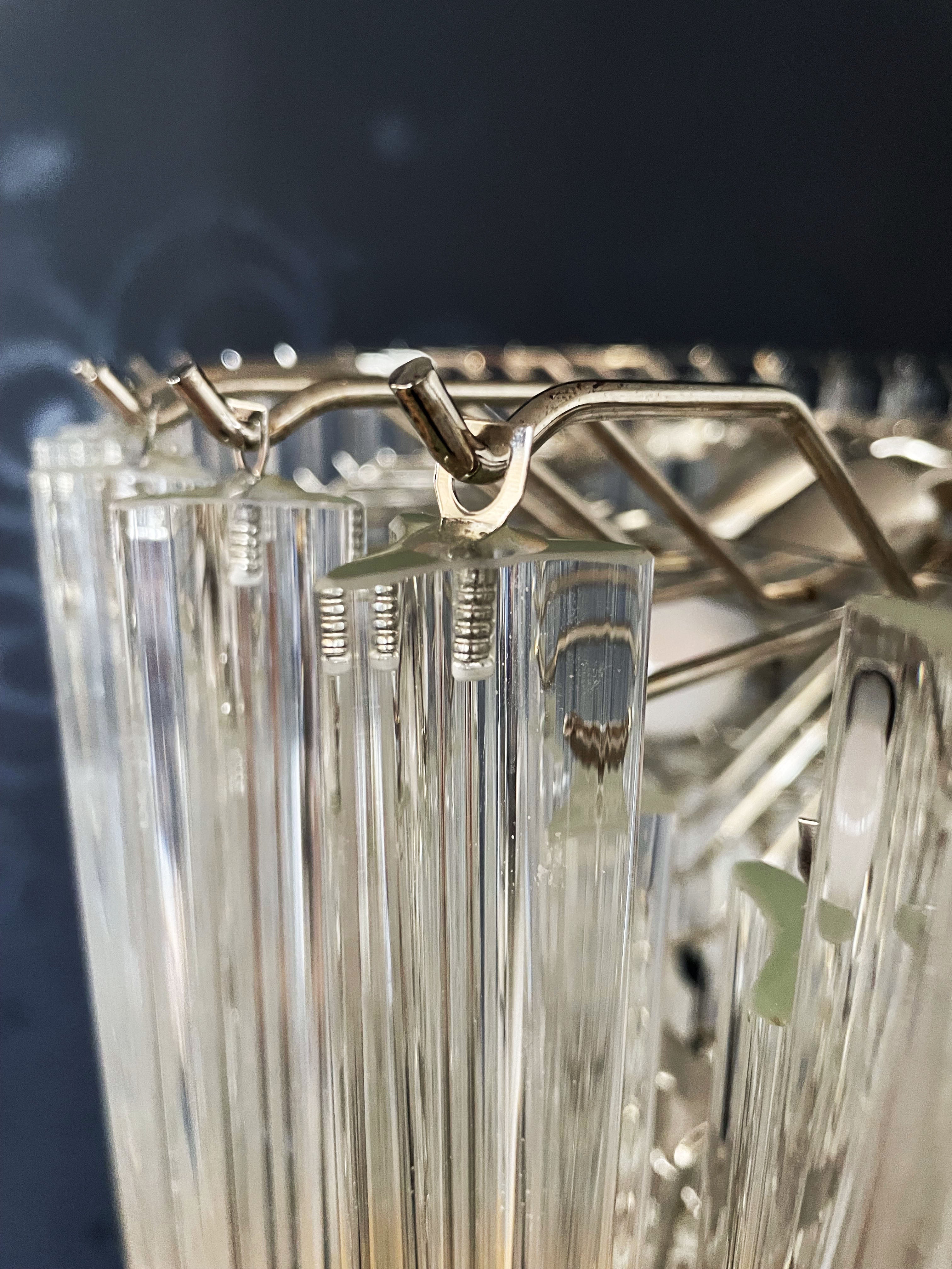 Murano Chandelier 265 Clear Prism Glass