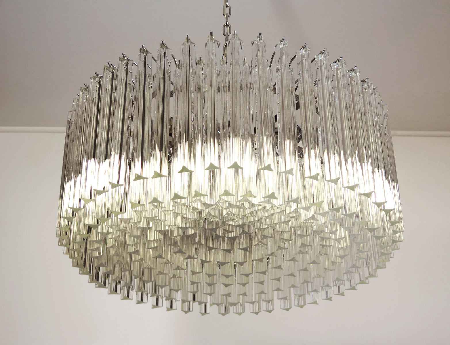 Murano Chandelier 265 Clear Prism Glass