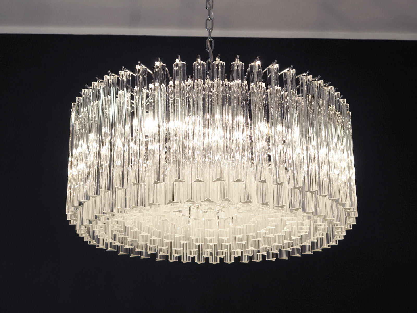 Murano Chandelier 265 Clear Prism Glass