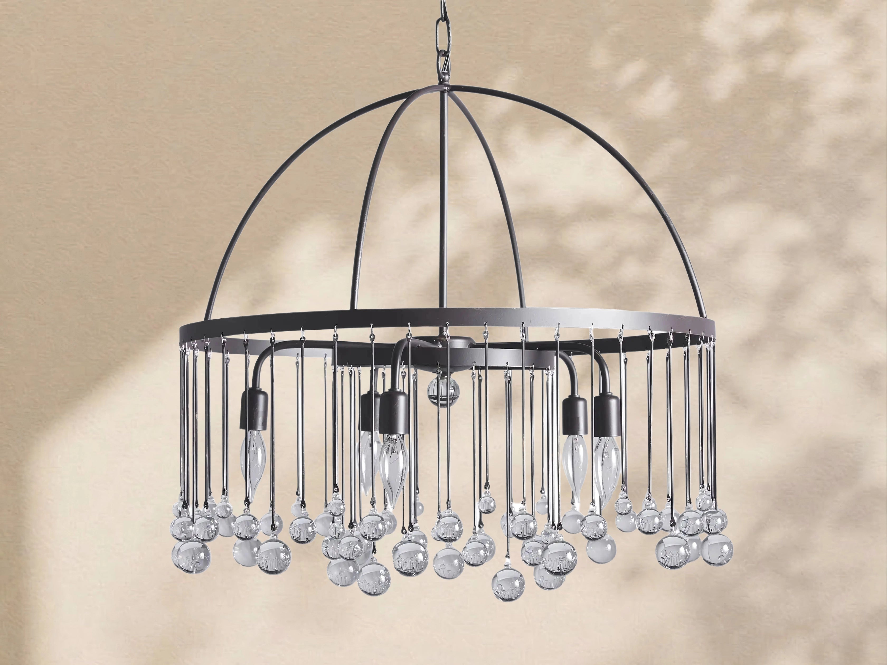 Aubrey Crystal Ball Round Chandelier 5 Light / 8 Light